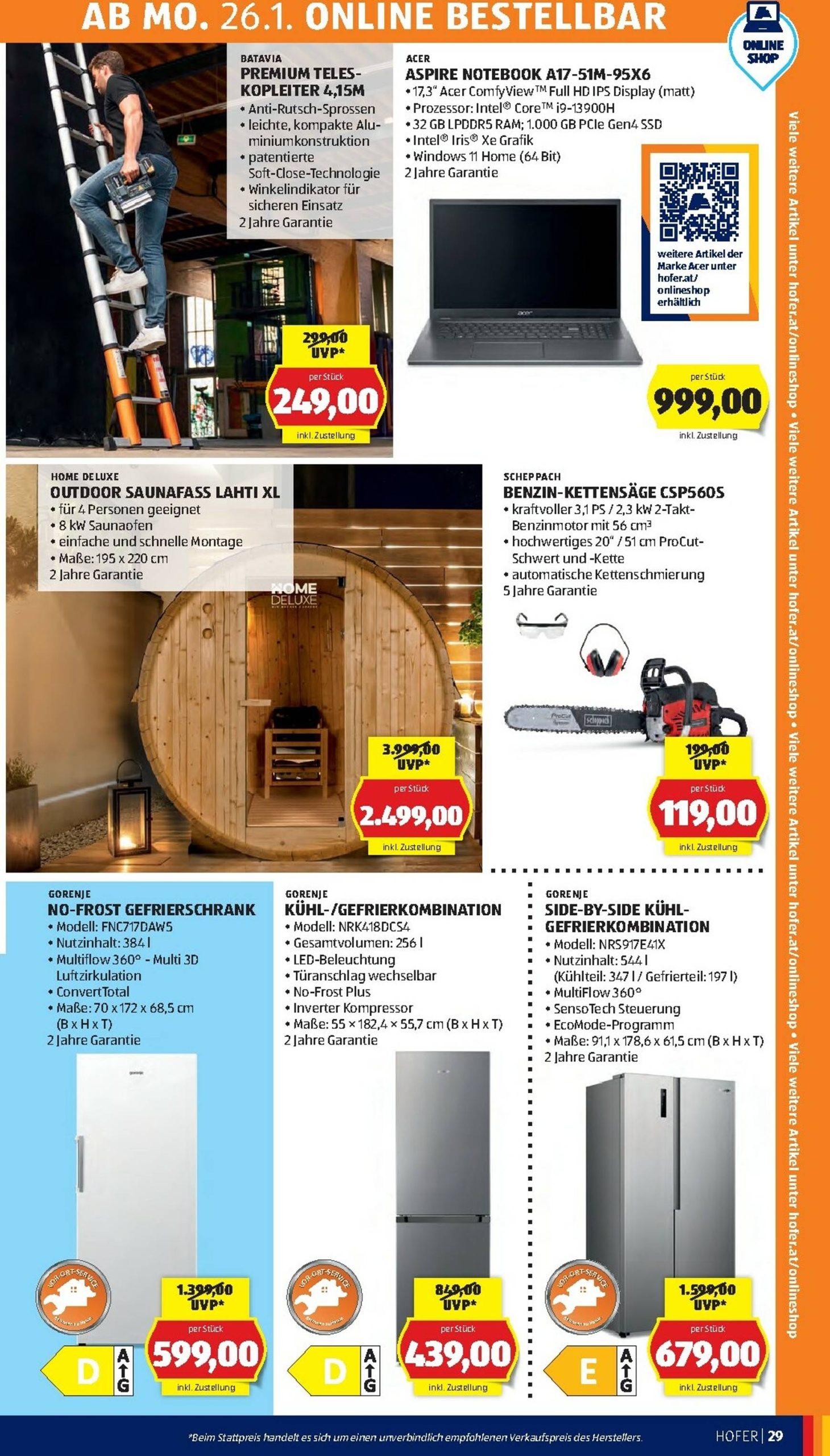 Page 33 of Aktuálny hofer-rakusko leták platný od piatka 23.01 do 29.01