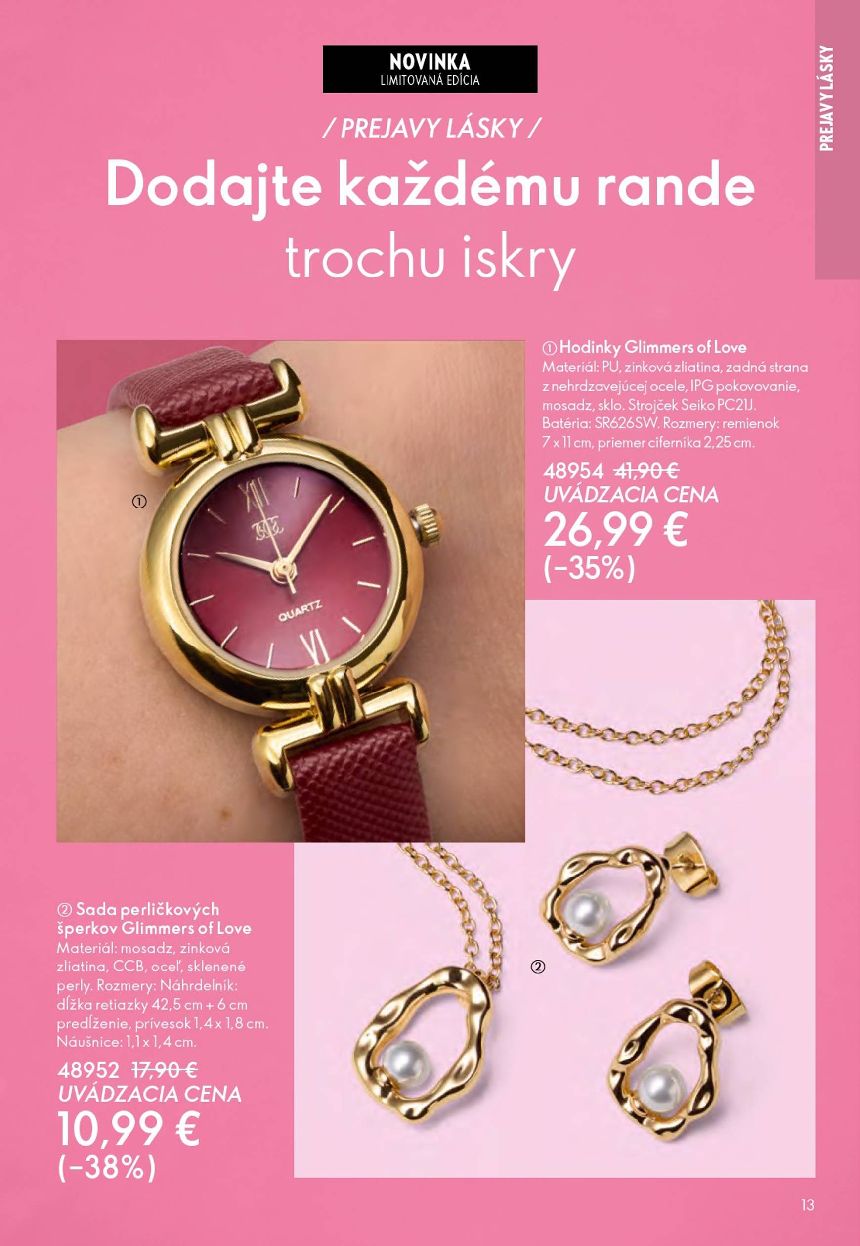 Page 13 of Aktuálny oriflame leták platný od stredy 21.01 do 10.02
