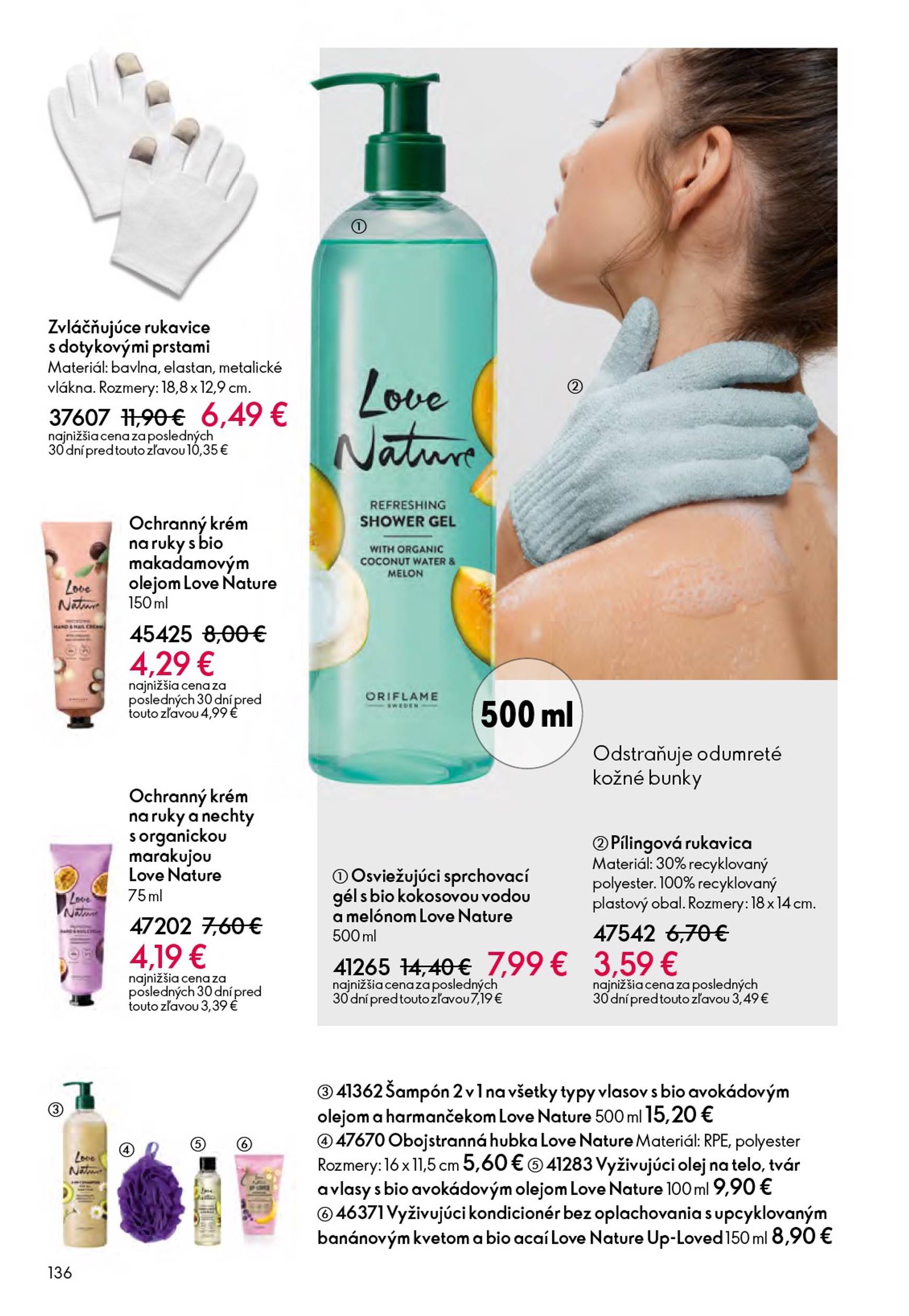 Page 136 of Aktuálny oriflame leták platný od stredy 21.01 do 10.02