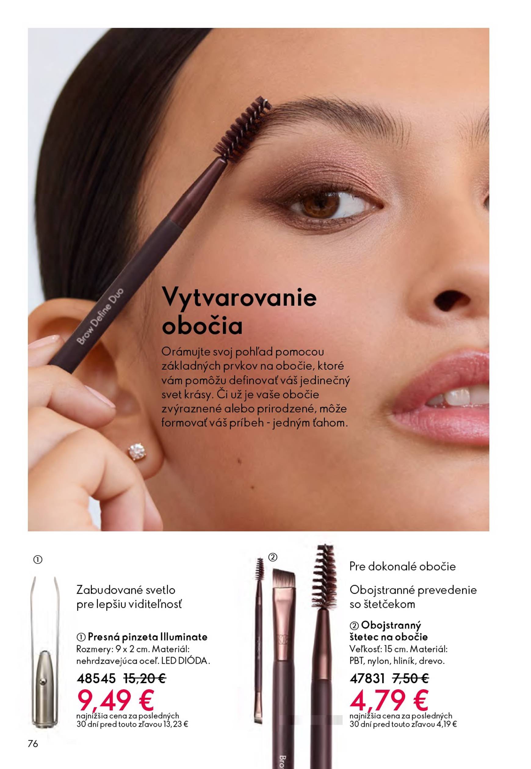 Page 76 of Aktuálny oriflame leták platný od stredy 21.01 do 10.02