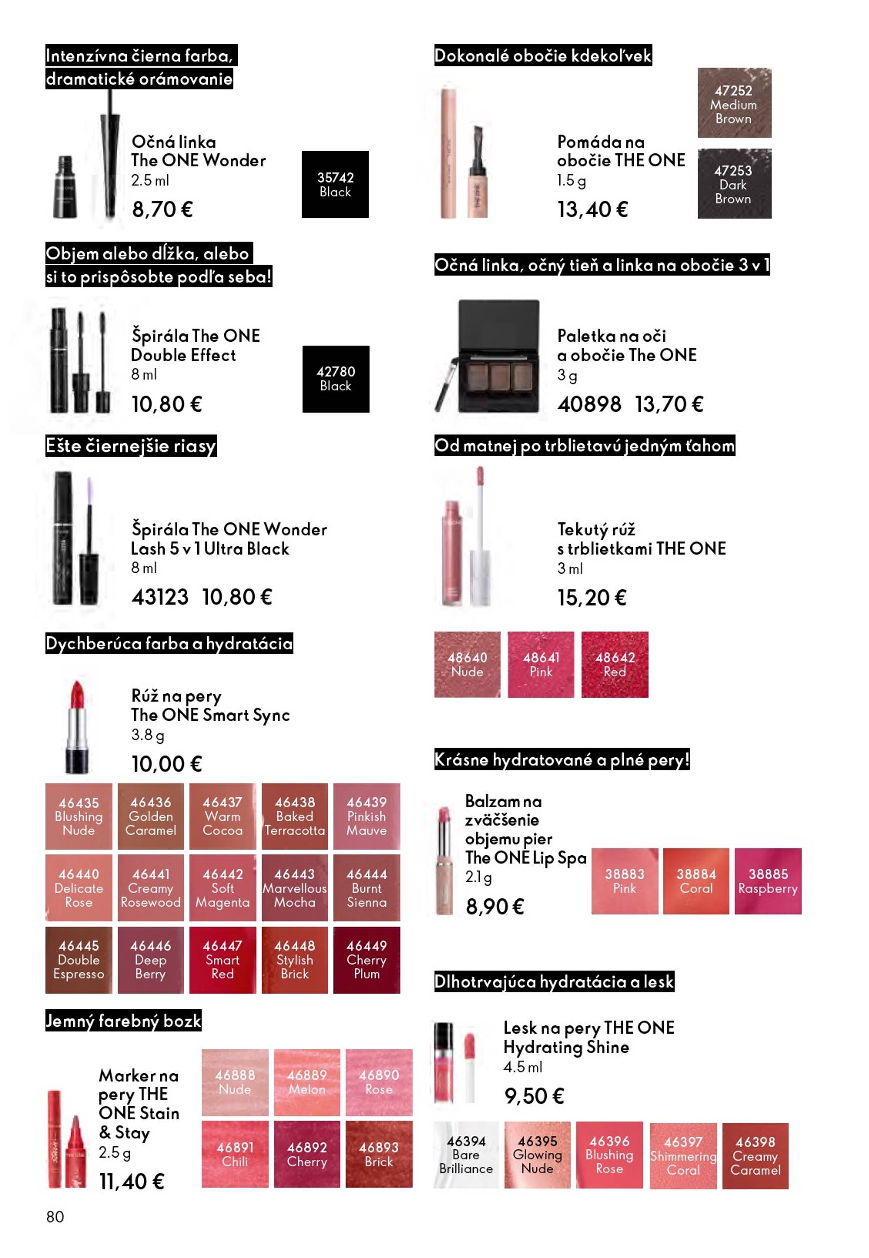 Page 80 of Aktuálny oriflame leták platný od stredy 21.01 do 10.02