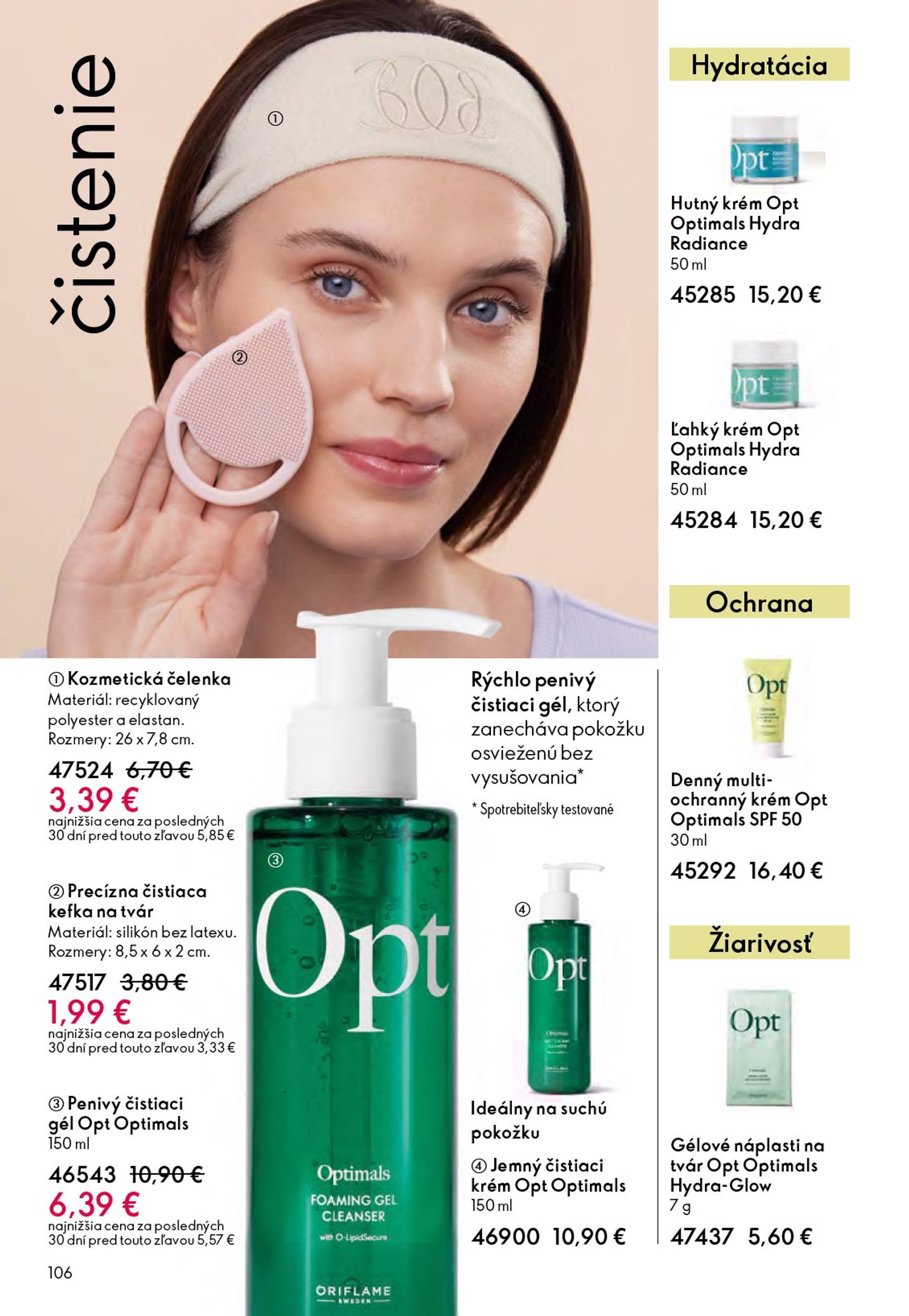 Page 106 of Aktuálny oriflame leták platný od stredy 21.01 do 10.02