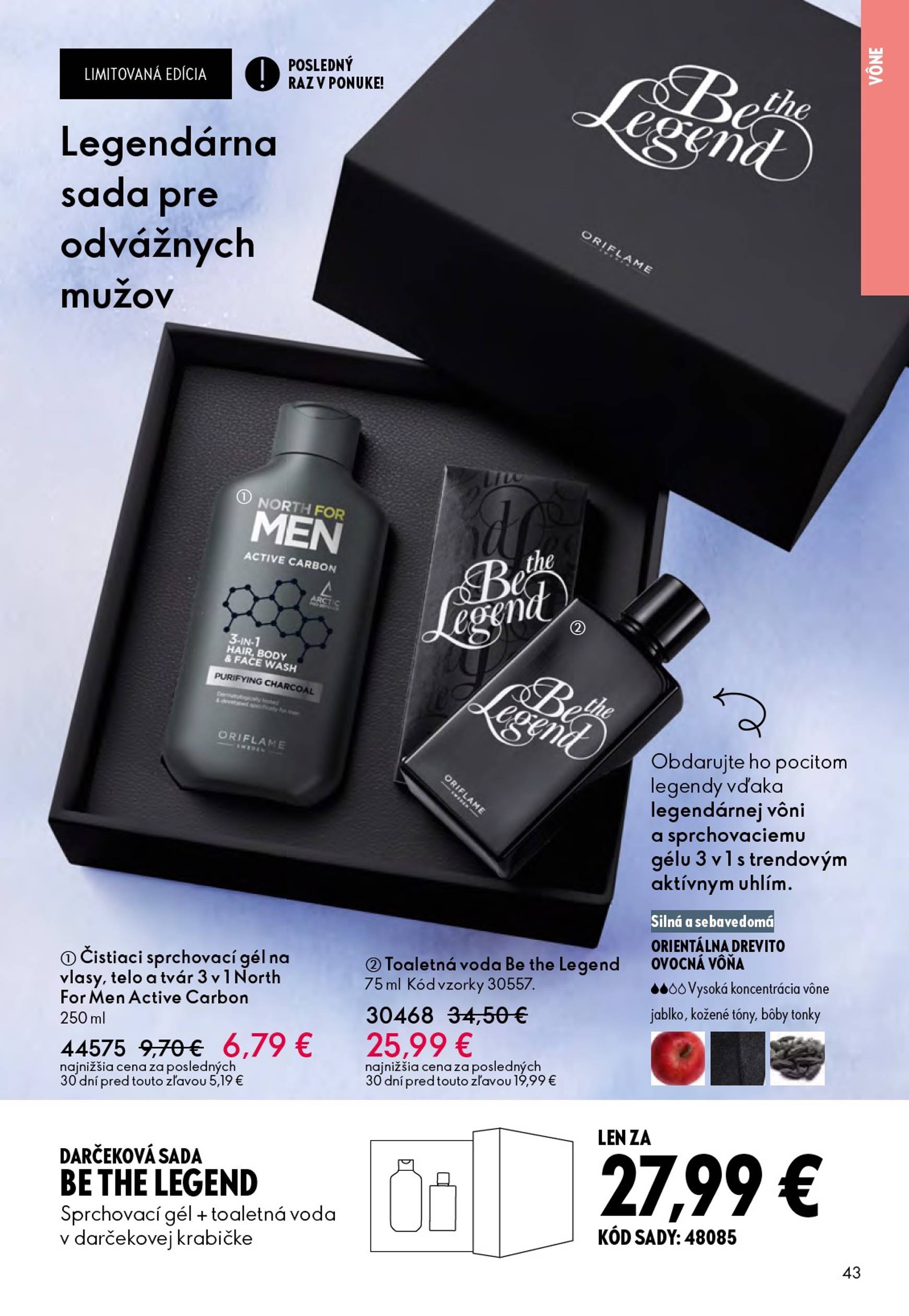 Page 43 of Aktuálny oriflame leták platný od stredy 21.01 do 10.02