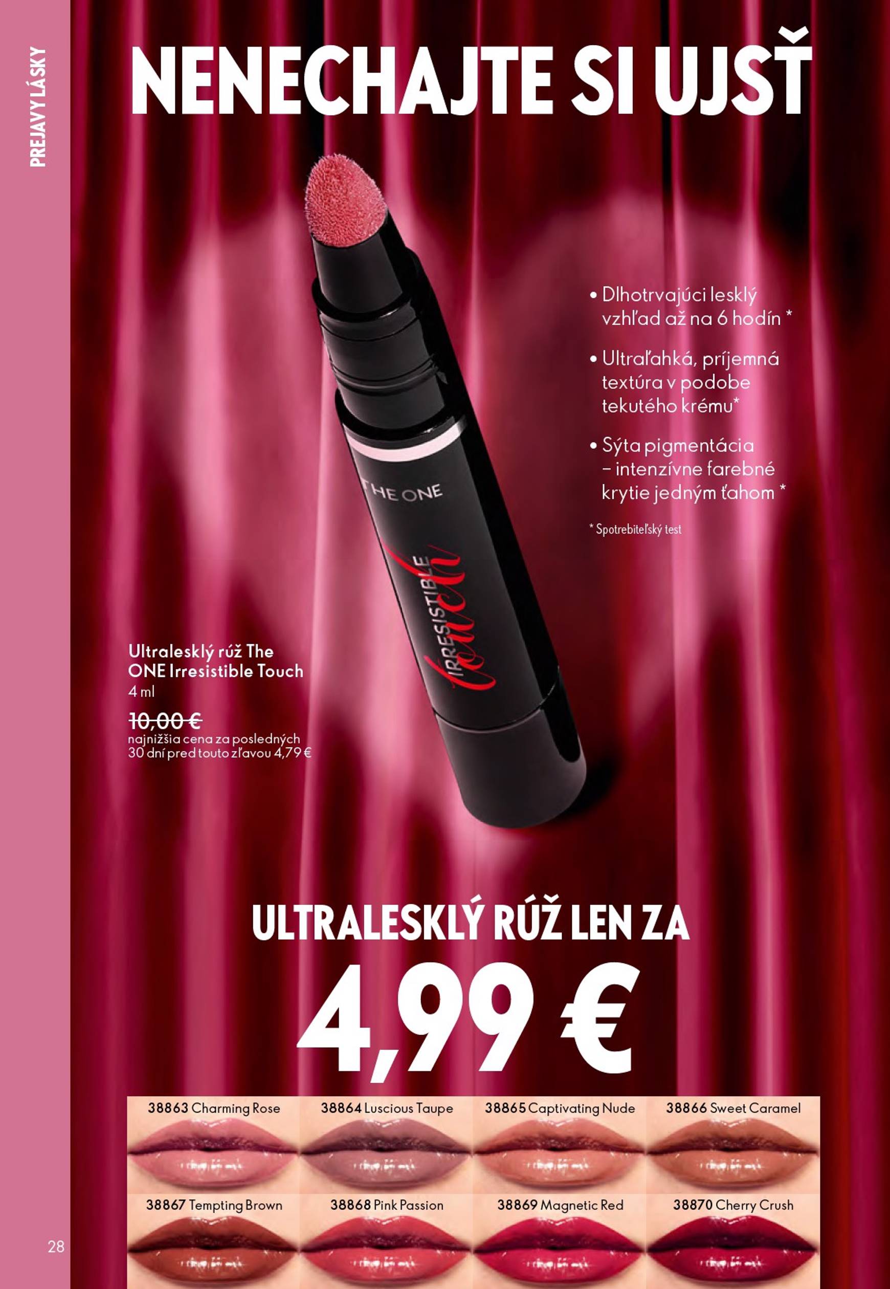 Page 28 of Aktuálny oriflame leták platný od stredy 21.01 do 10.02