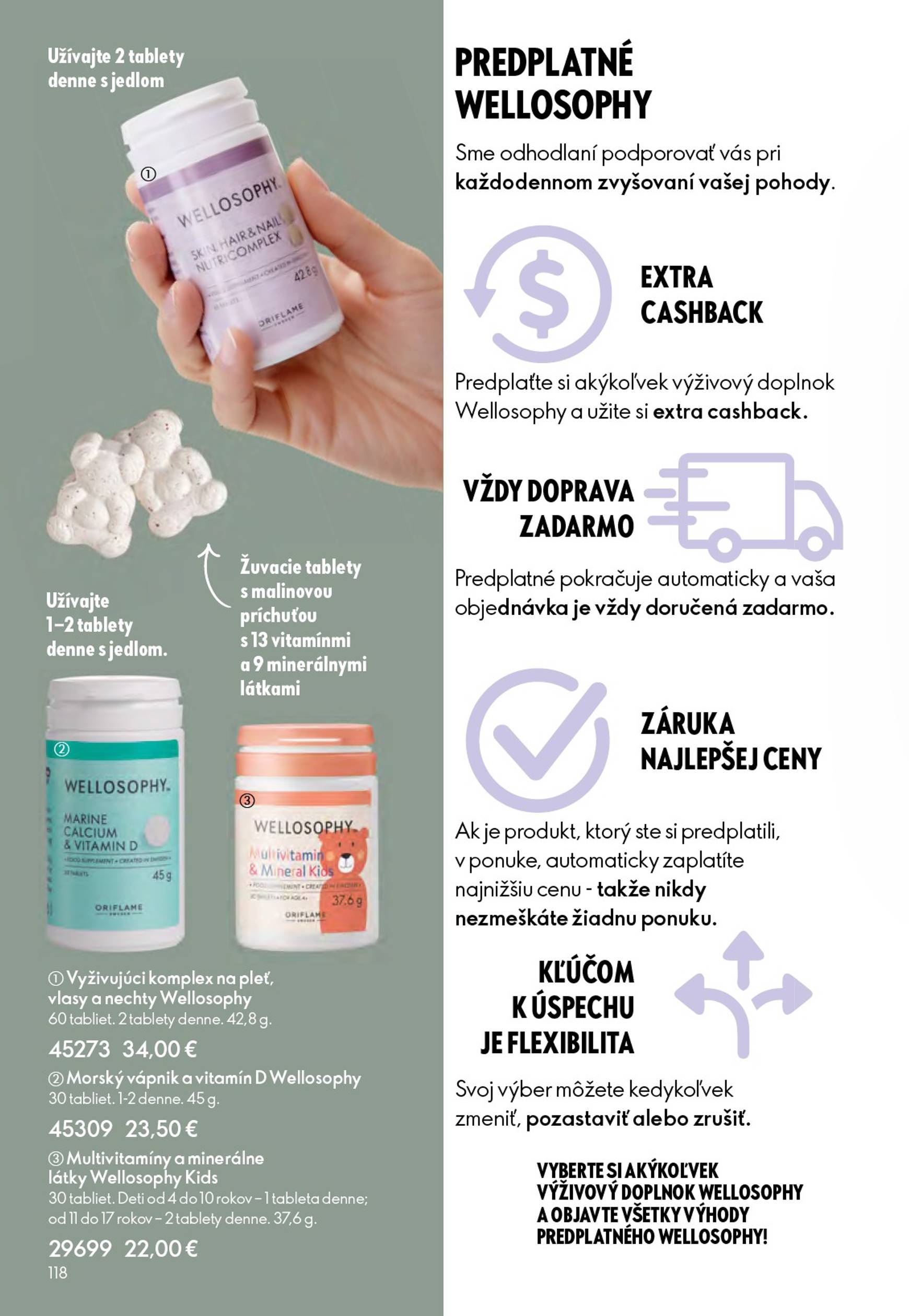 Page 118 of Aktuálny oriflame leták platný od stredy 21.01 do 10.02