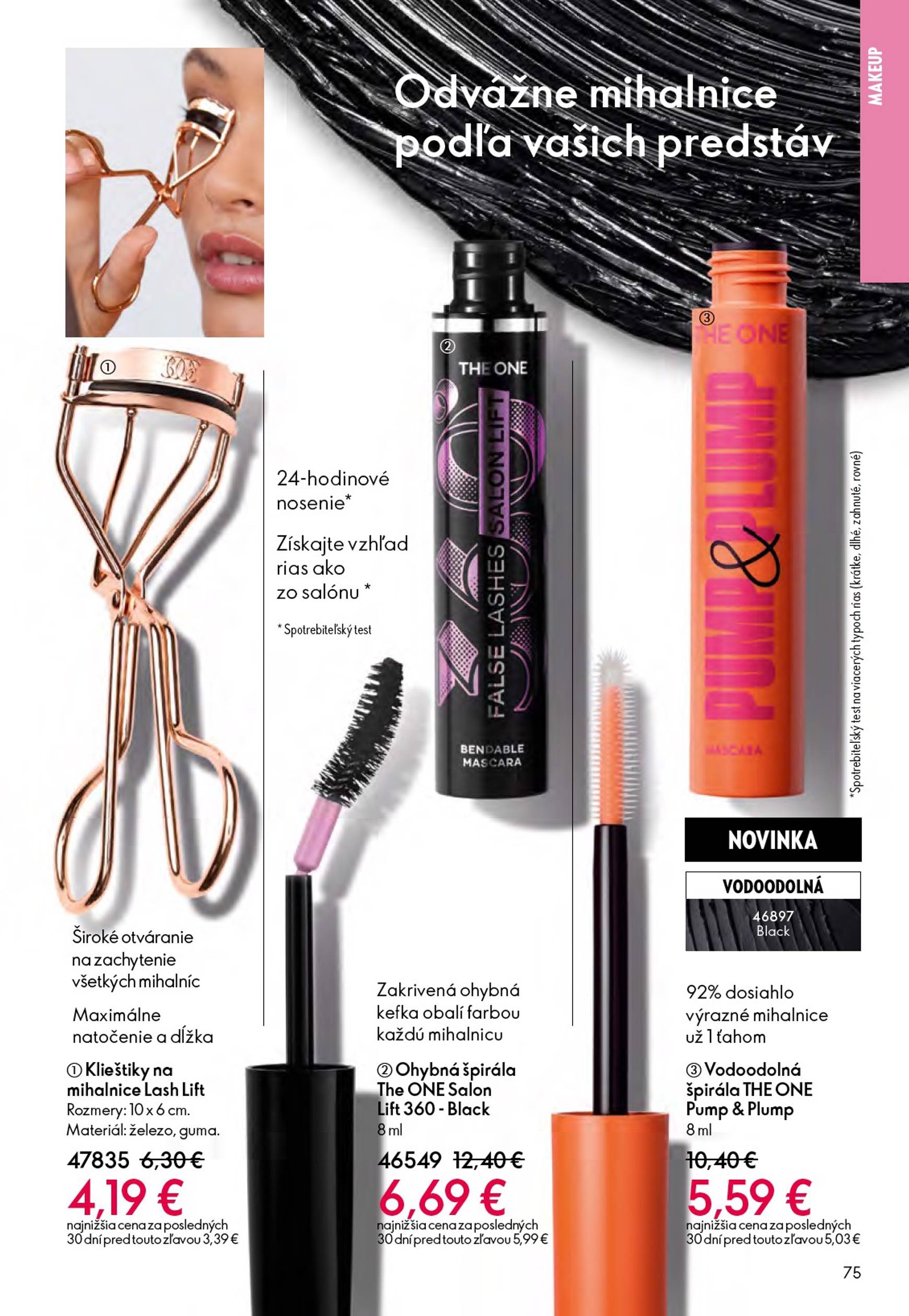 Page 75 of Aktuálny oriflame leták platný od stredy 21.01 do 10.02