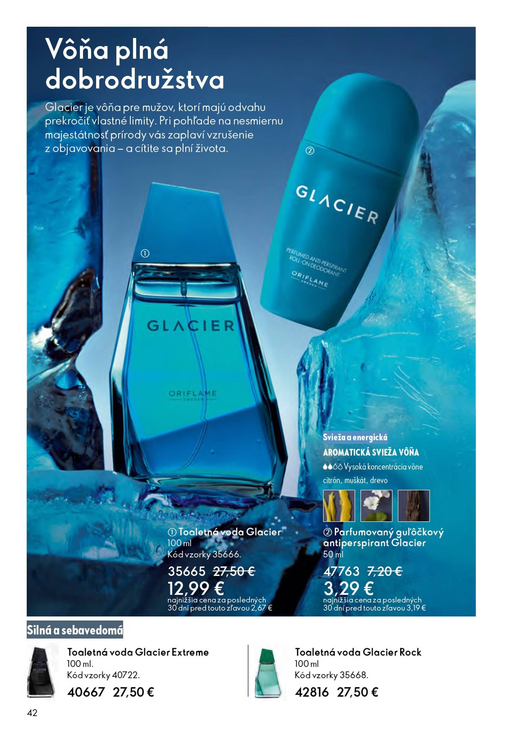 Page 42 of Aktuálny oriflame leták platný od stredy 21.01 do 10.02