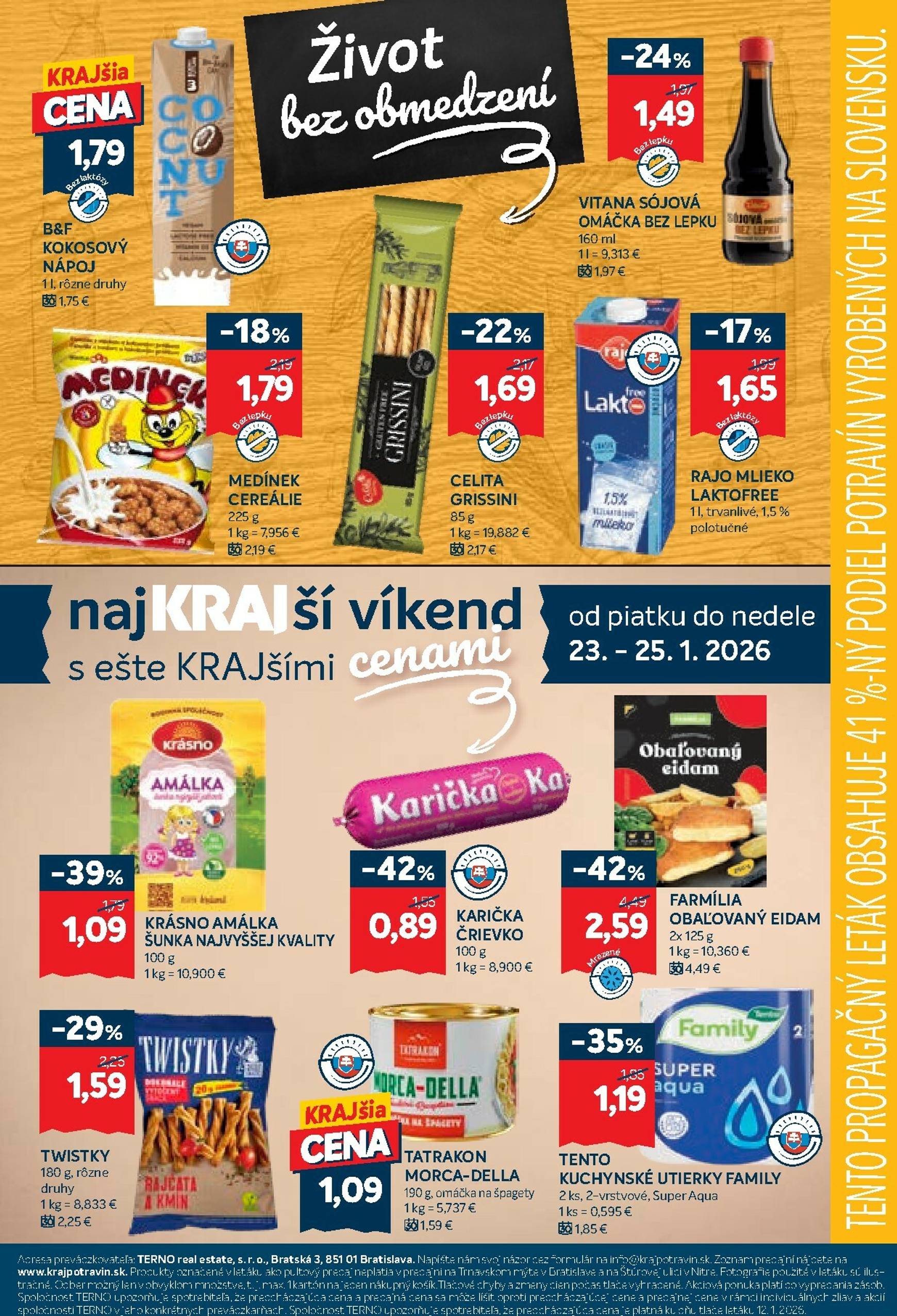 Page 18 of Aktuálny kraj leták platný od štvrtka 22.01 do 28.01