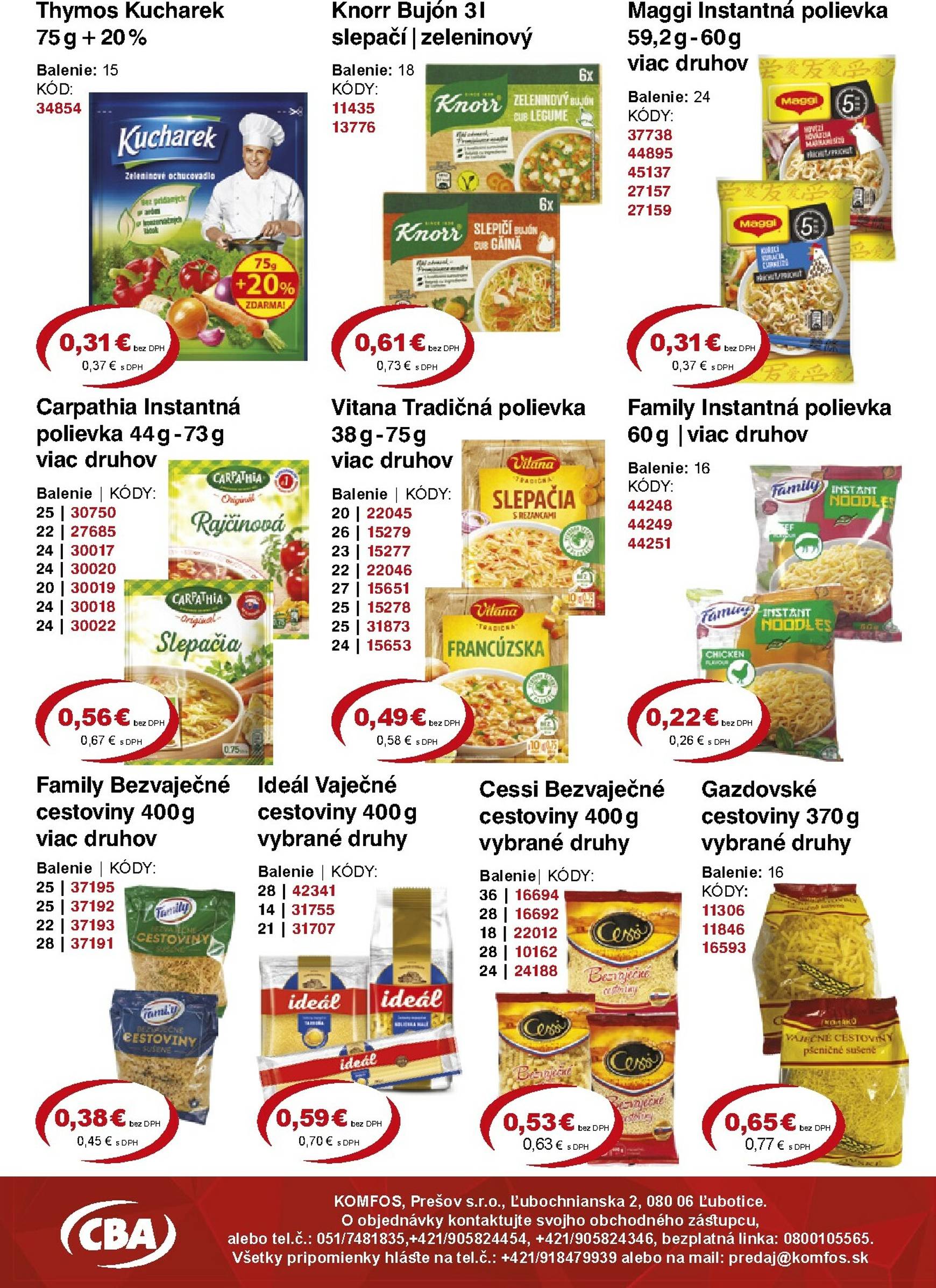 Page 6 of Aktuálny cba leták platný od piatka 23.01 do 03.02