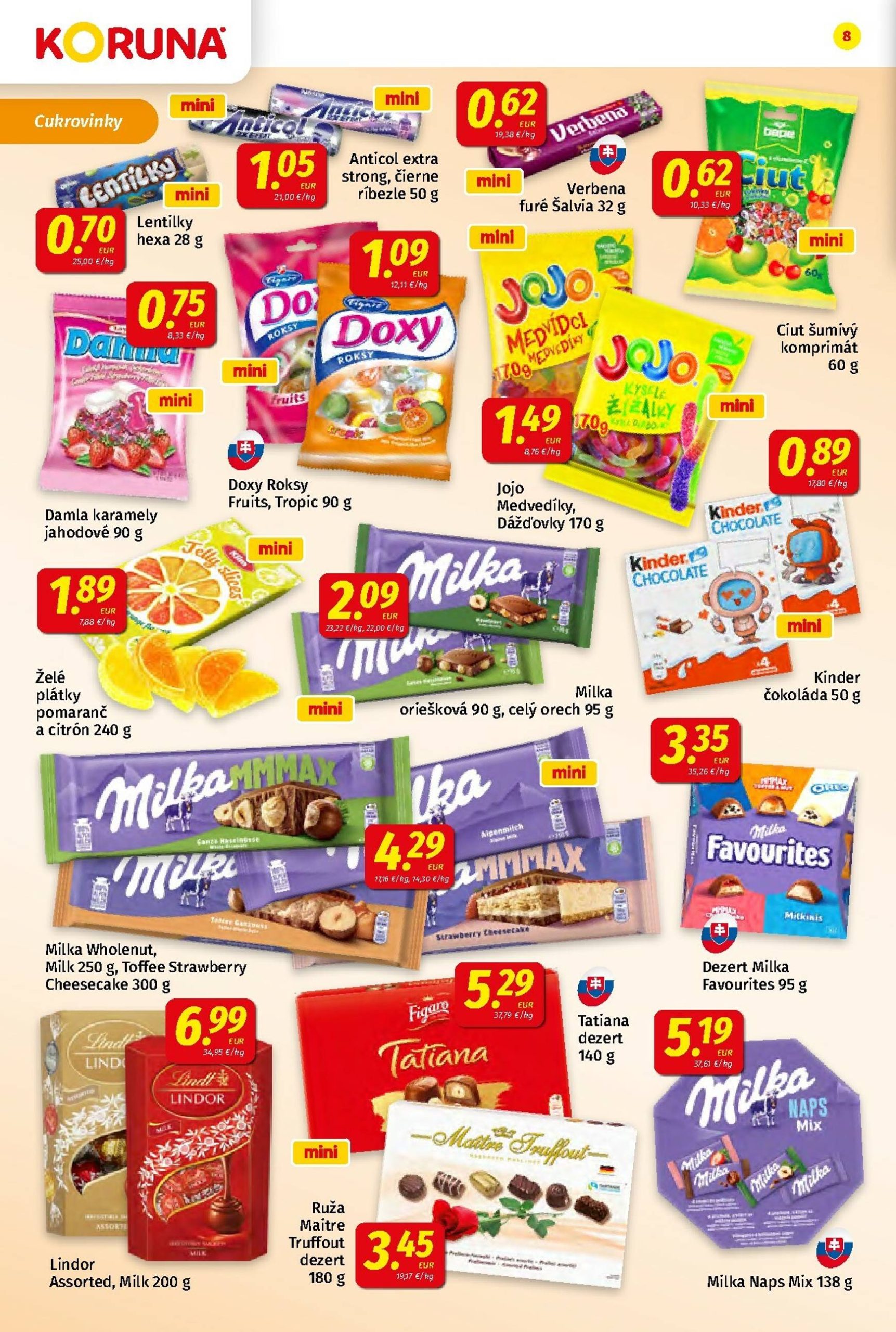 Page 8 of Aktuálny koruna leták platný od piatka 23.01 do 04.02