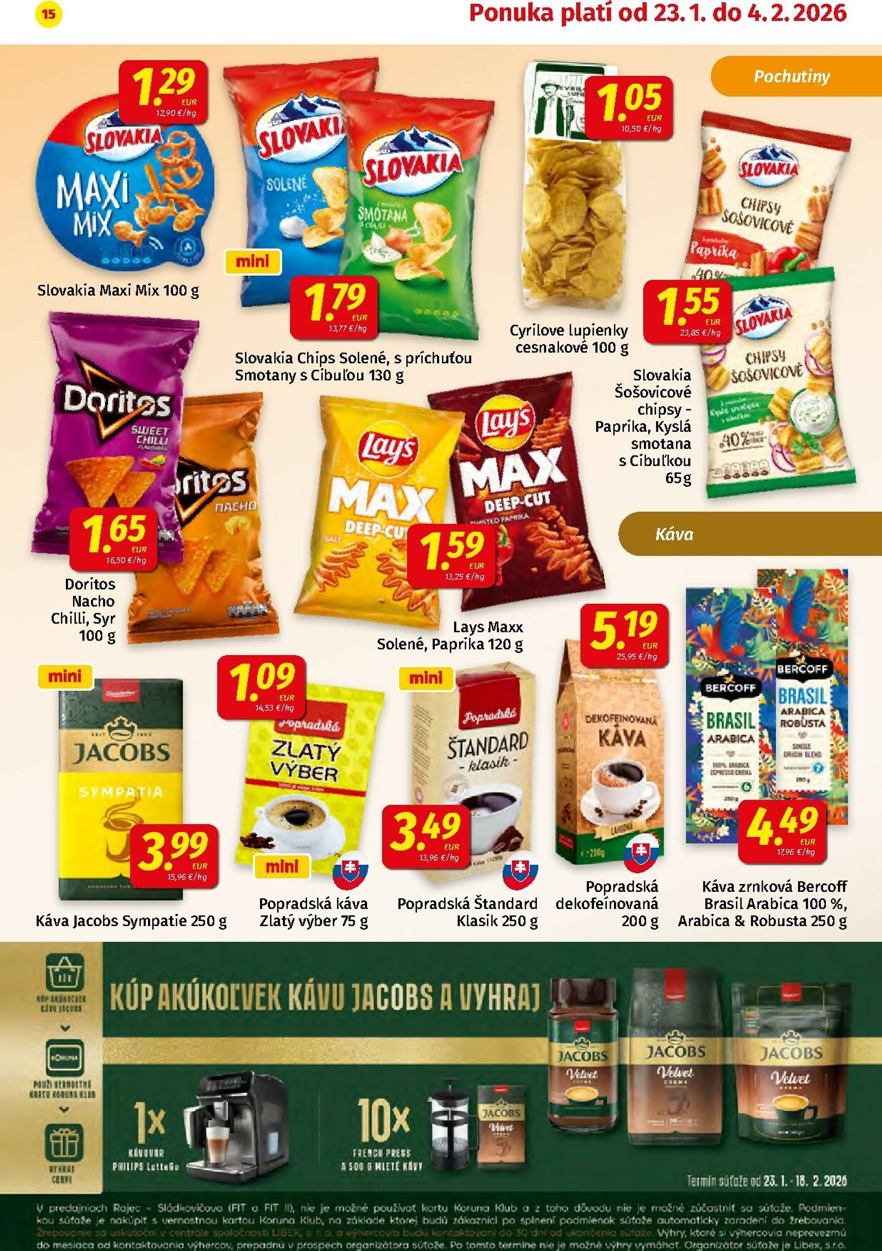 Page 15 of Aktuálny koruna leták platný od piatka 23.01 do 04.02