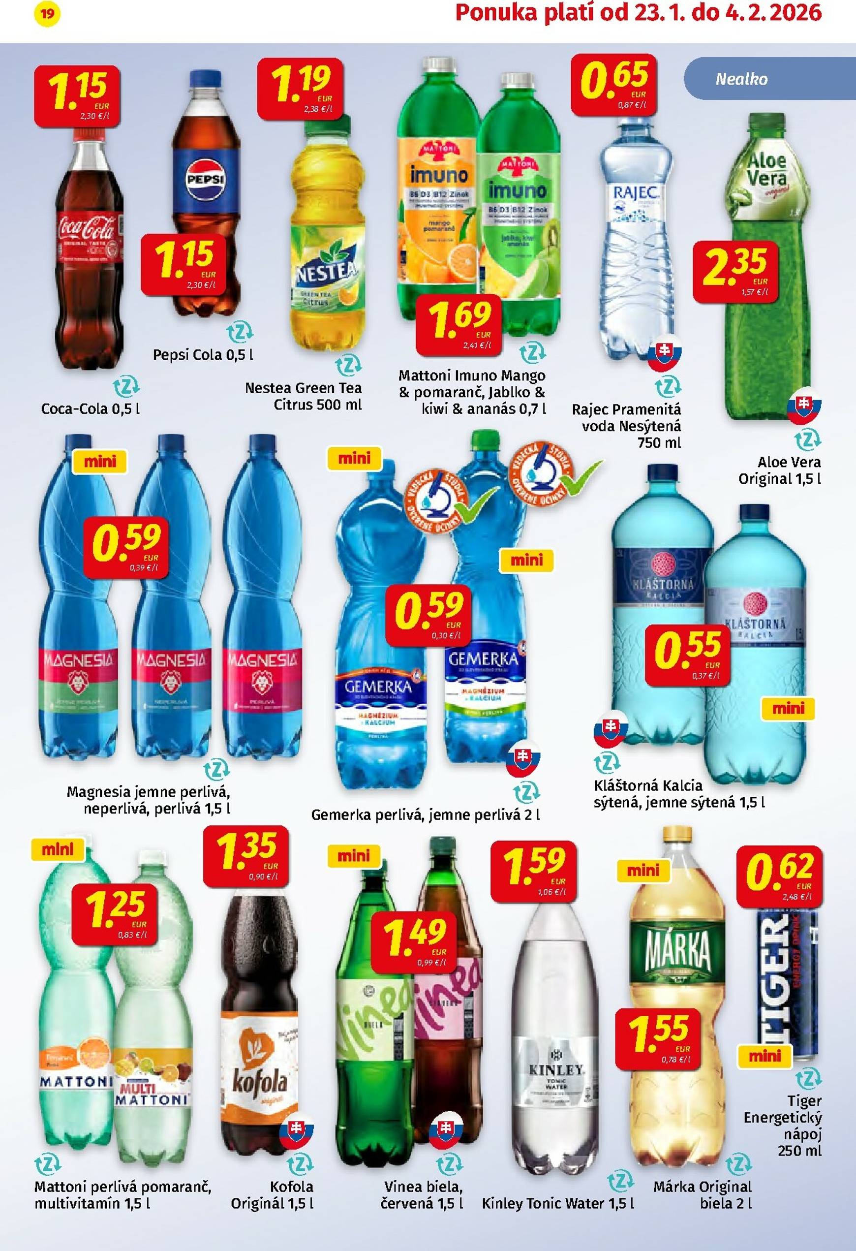 Page 19 of Aktuálny koruna leták platný od piatka 23.01 do 04.02