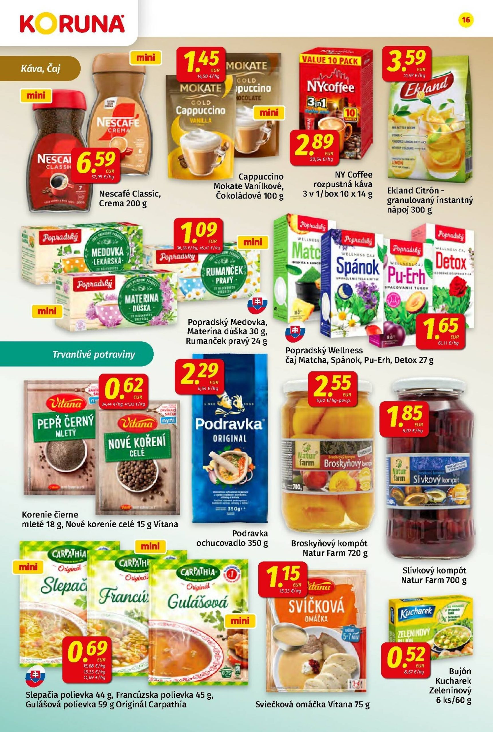 Page 16 of Aktuálny koruna leták platný od piatka 23.01 do 04.02