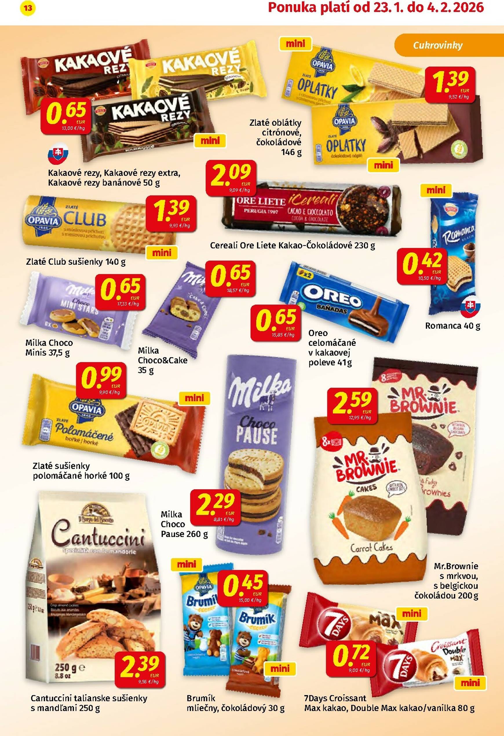 Page 13 of Aktuálny koruna leták platný od piatka 23.01 do 04.02