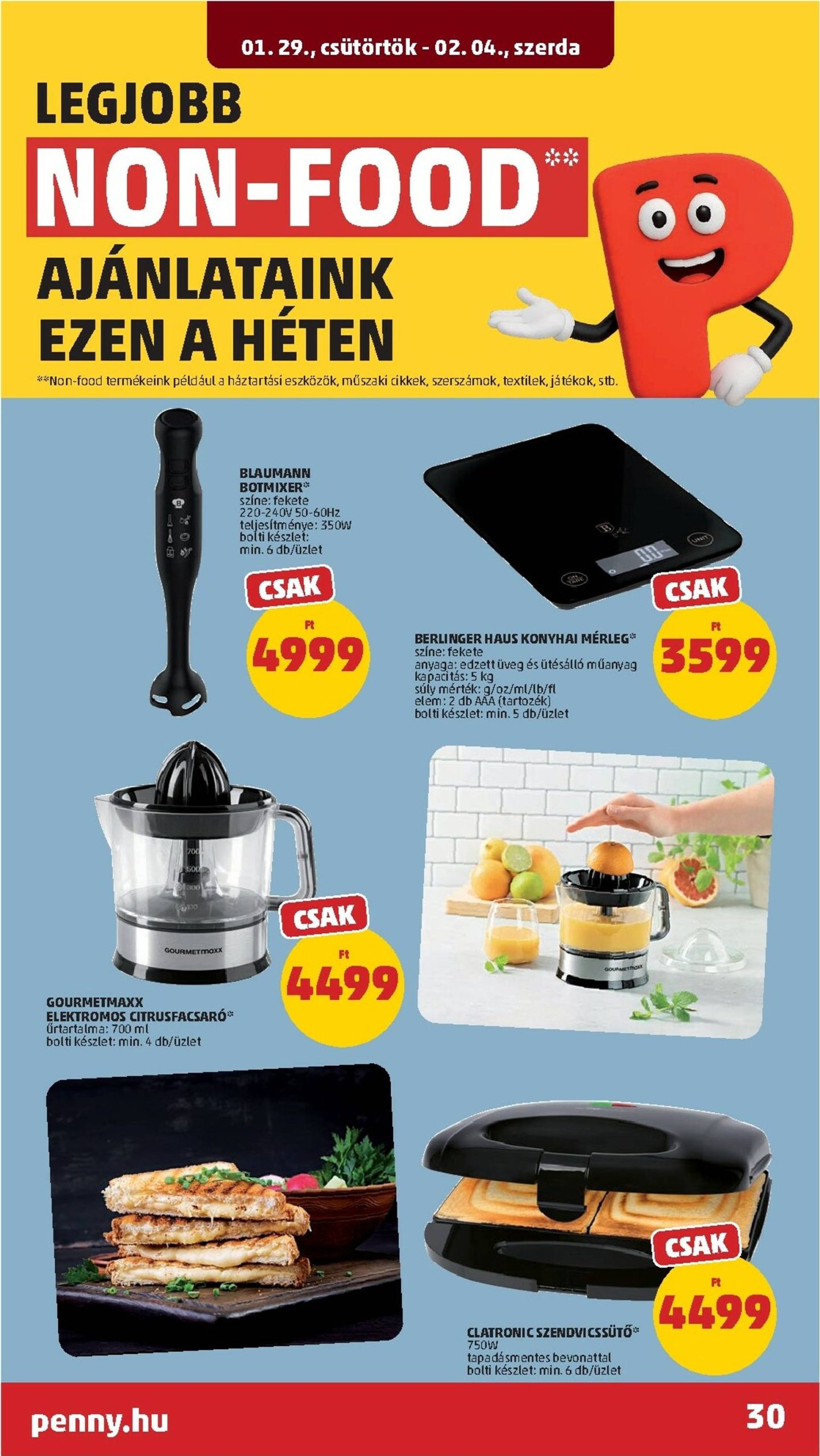 Page 34 of Aktuálny penny-madarsko leták platný od štvrtka 29.01 do 04.02