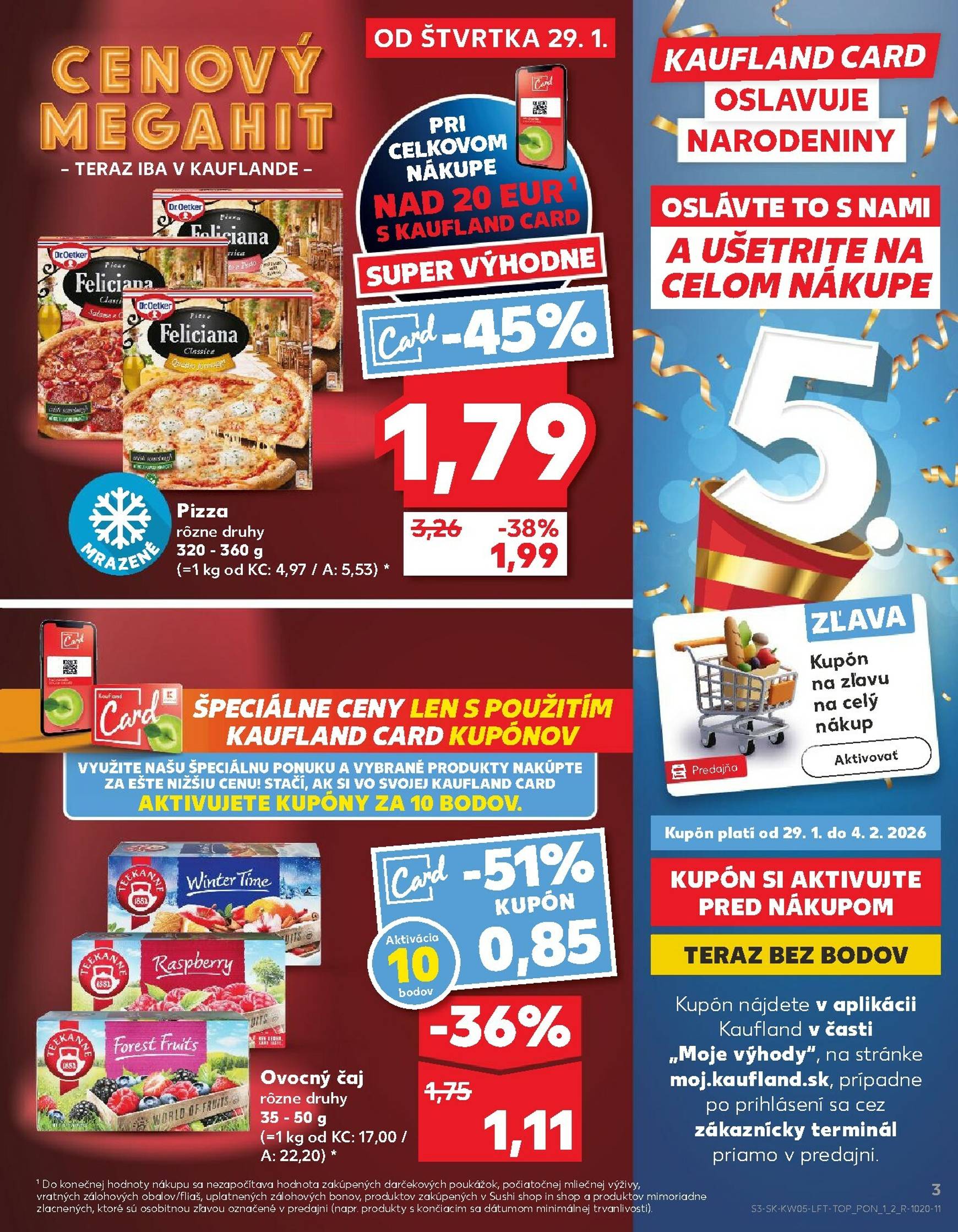 Page 3 of Aktuálny kaufland leták platný od štvrtka 29.01 do 04.02