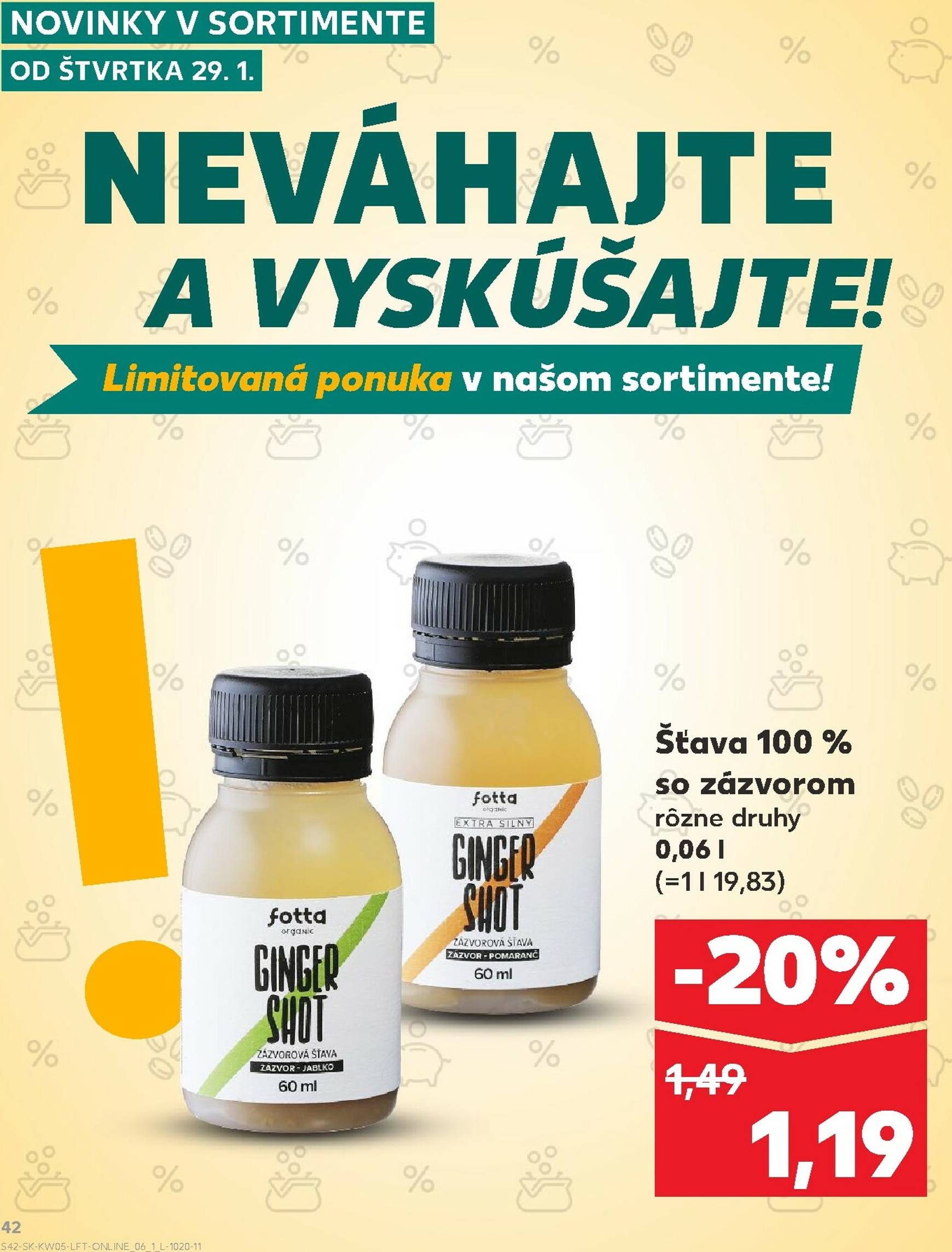Page 42 of Aktuálny kaufland leták platný od štvrtka 29.01 do 04.02