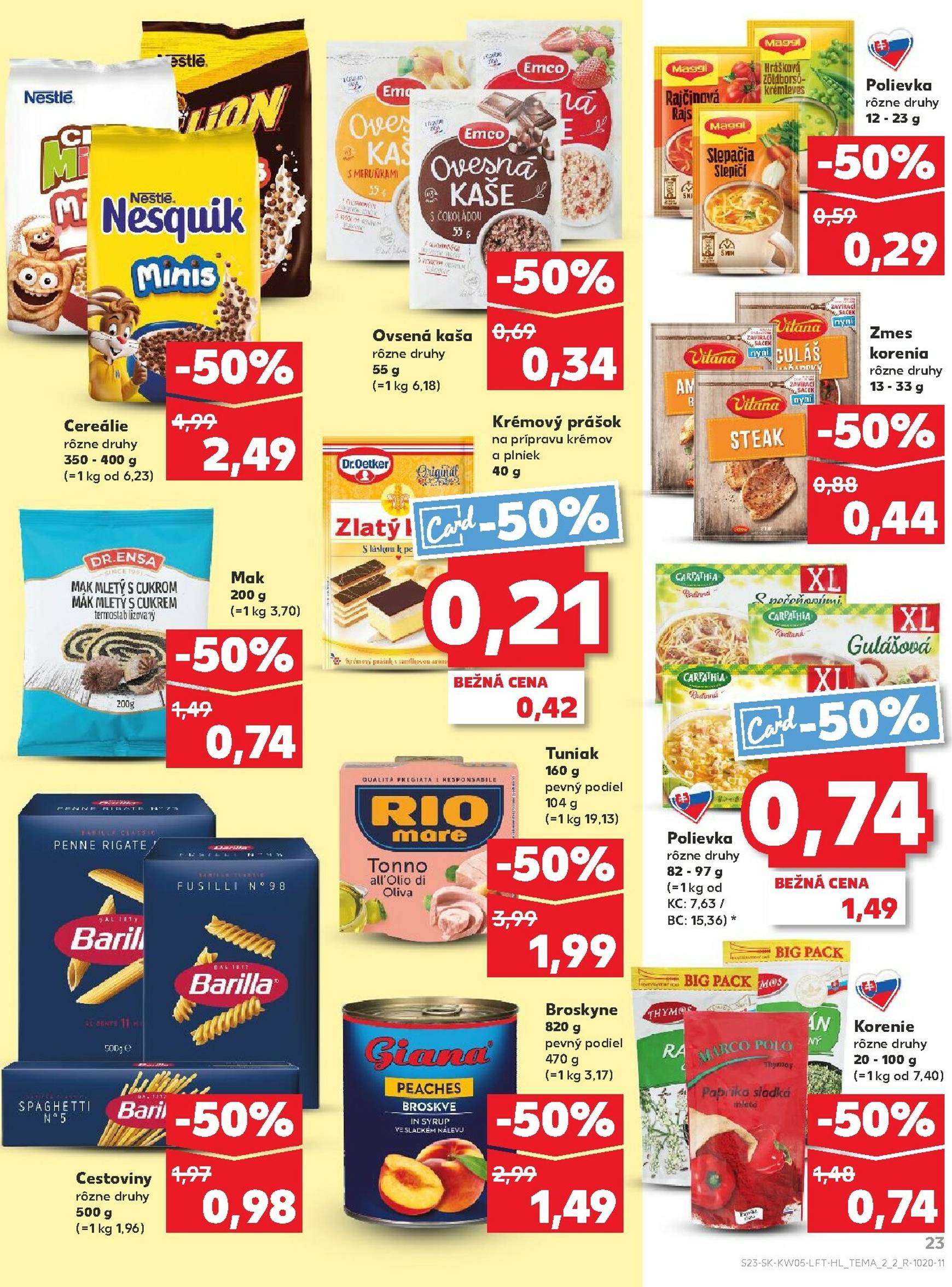 Page 23 of Aktuálny kaufland leták platný od štvrtka 29.01 do 04.02