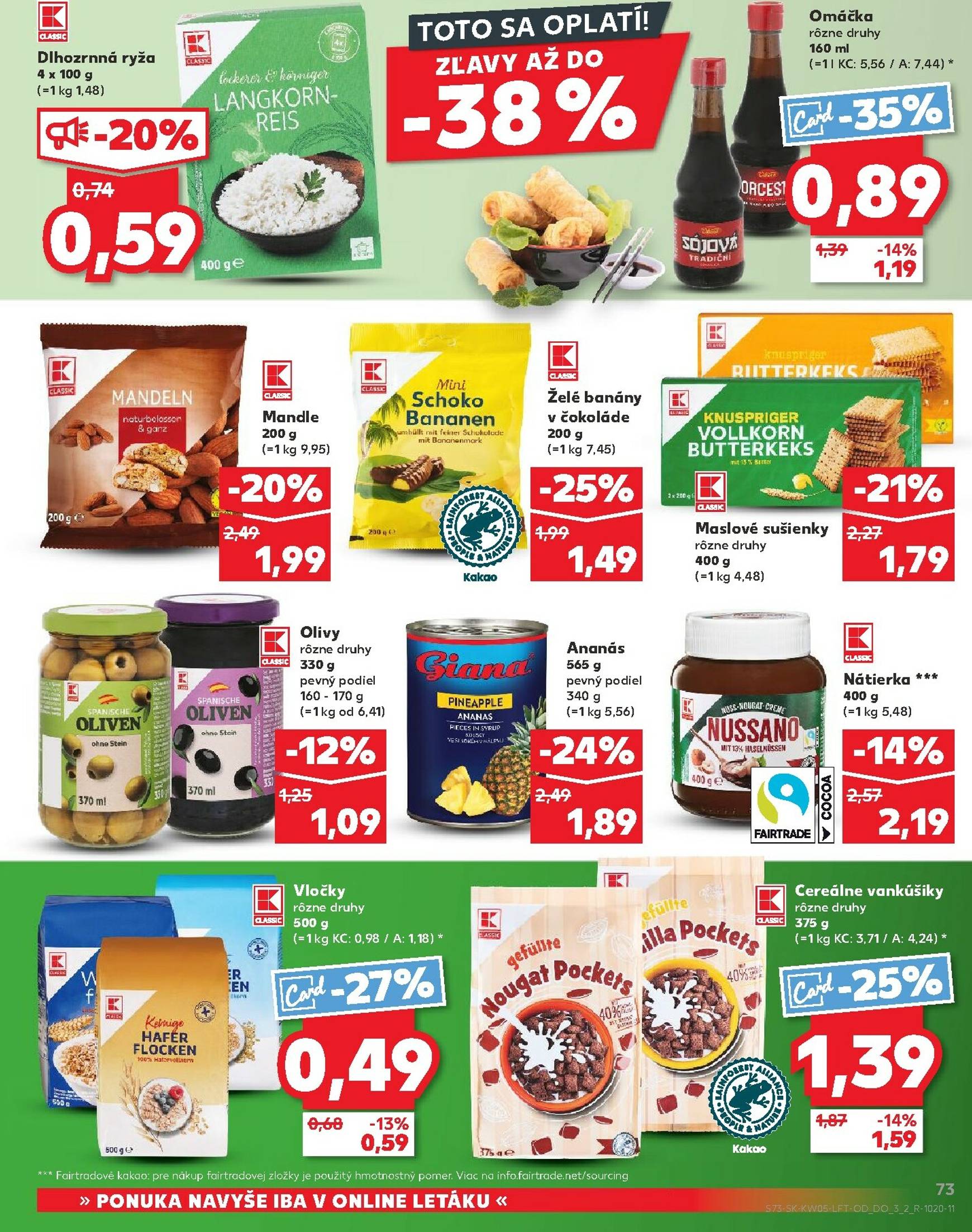Page 73 of Aktuálny kaufland leták platný od štvrtka 29.01 do 04.02