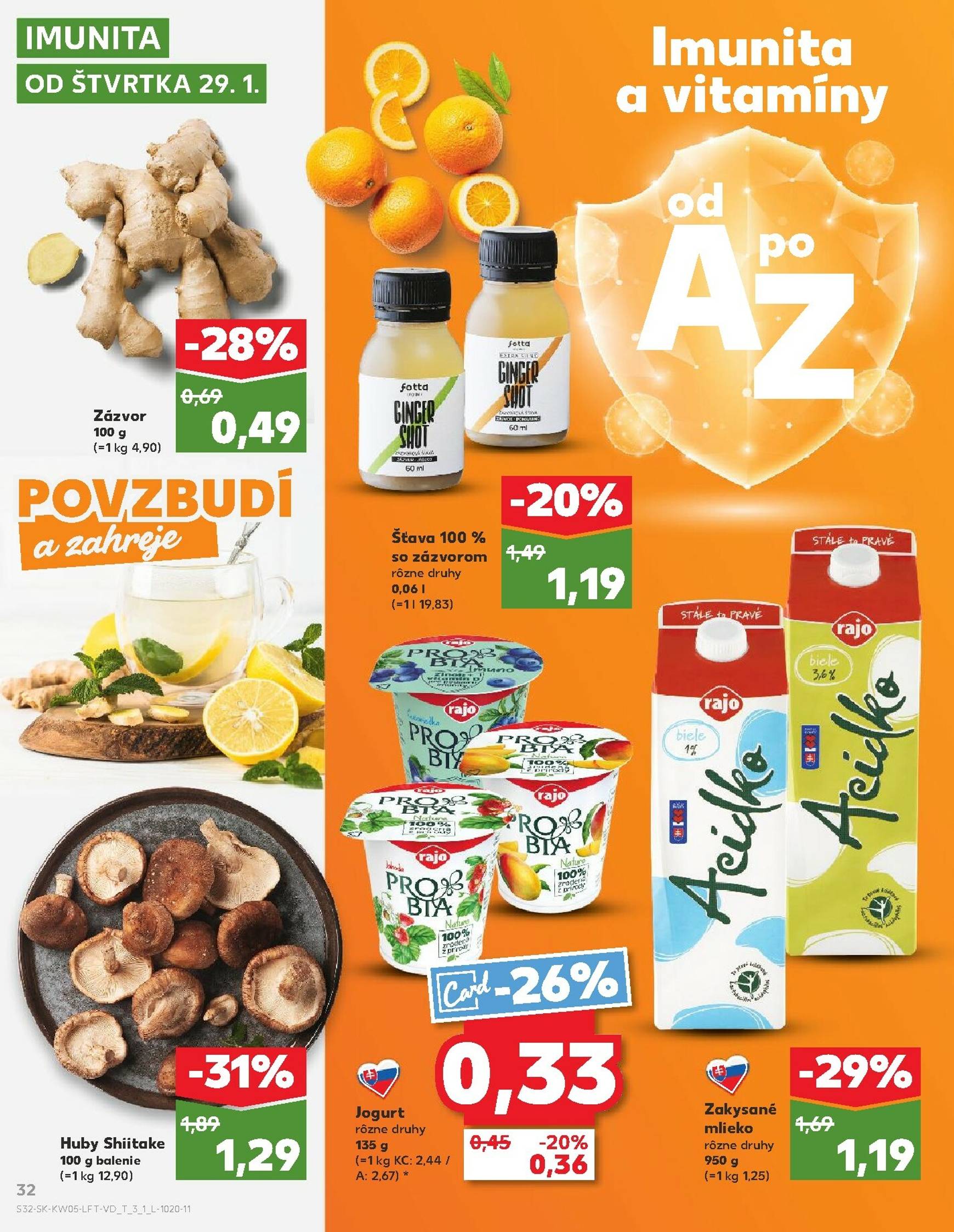 Page 32 of Aktuálny kaufland leták platný od štvrtka 29.01 do 04.02