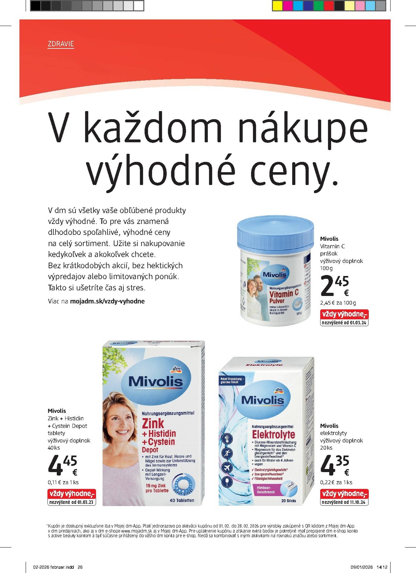 Page 26 of Aktuálny dm-drogerie leták platný od nedele 01.02 do 28.02