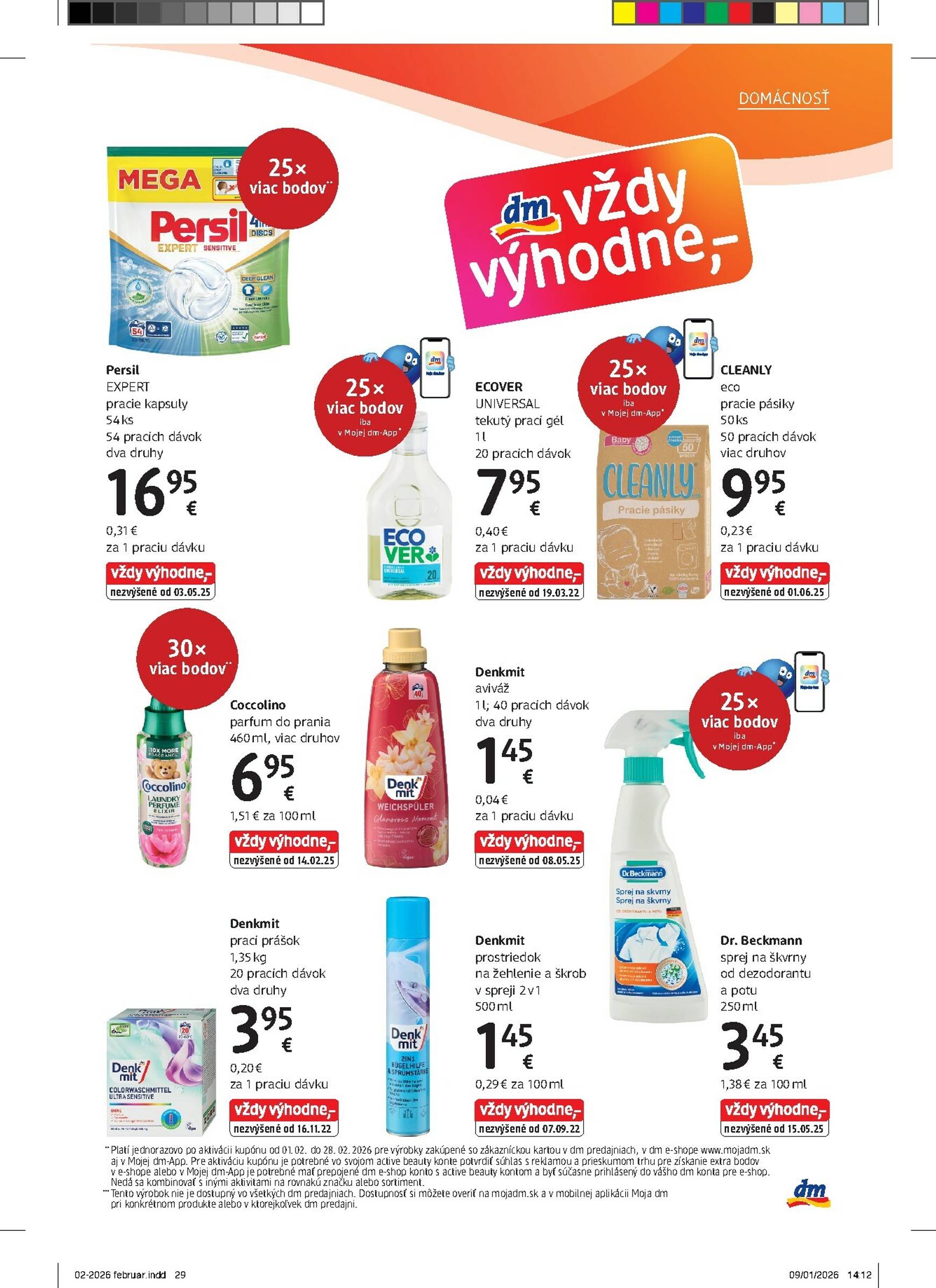 Page 29 of Aktuálny dm-drogerie leták platný od nedele 01.02 do 28.02