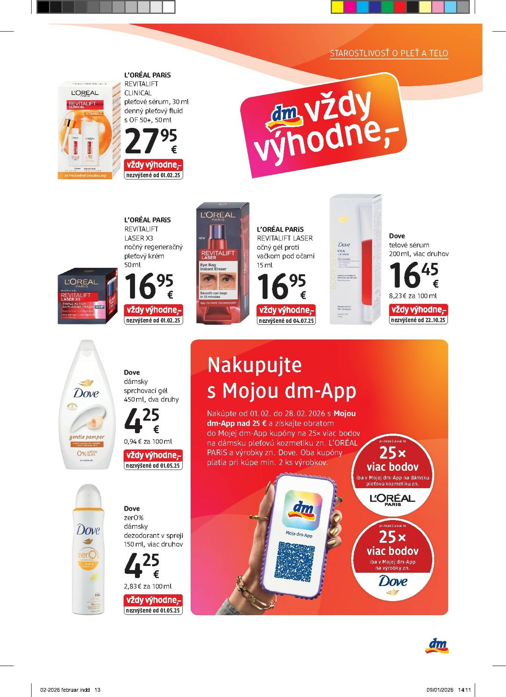 Page 13 of Aktuálny dm-drogerie leták platný od nedele 01.02 do 28.02