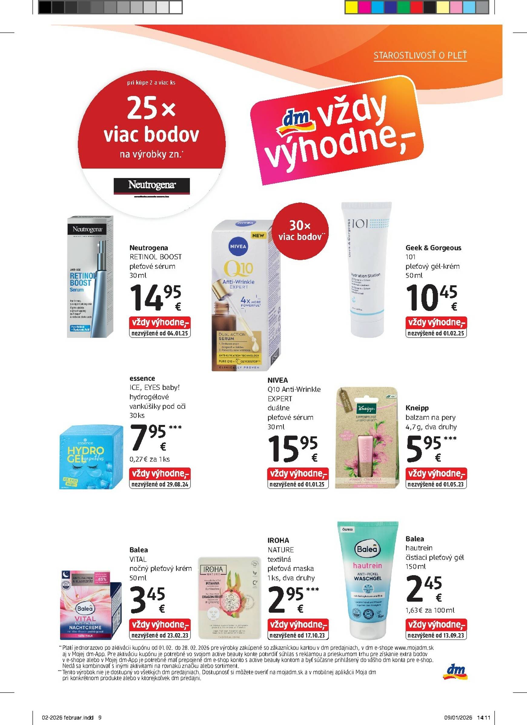 Page 9 of Aktuálny dm-drogerie leták platný od nedele 01.02 do 28.02