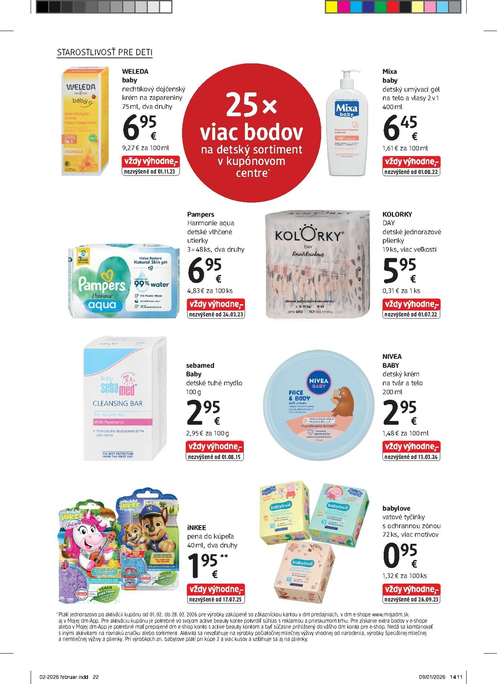 Page 22 of Aktuálny dm-drogerie leták platný od nedele 01.02 do 28.02