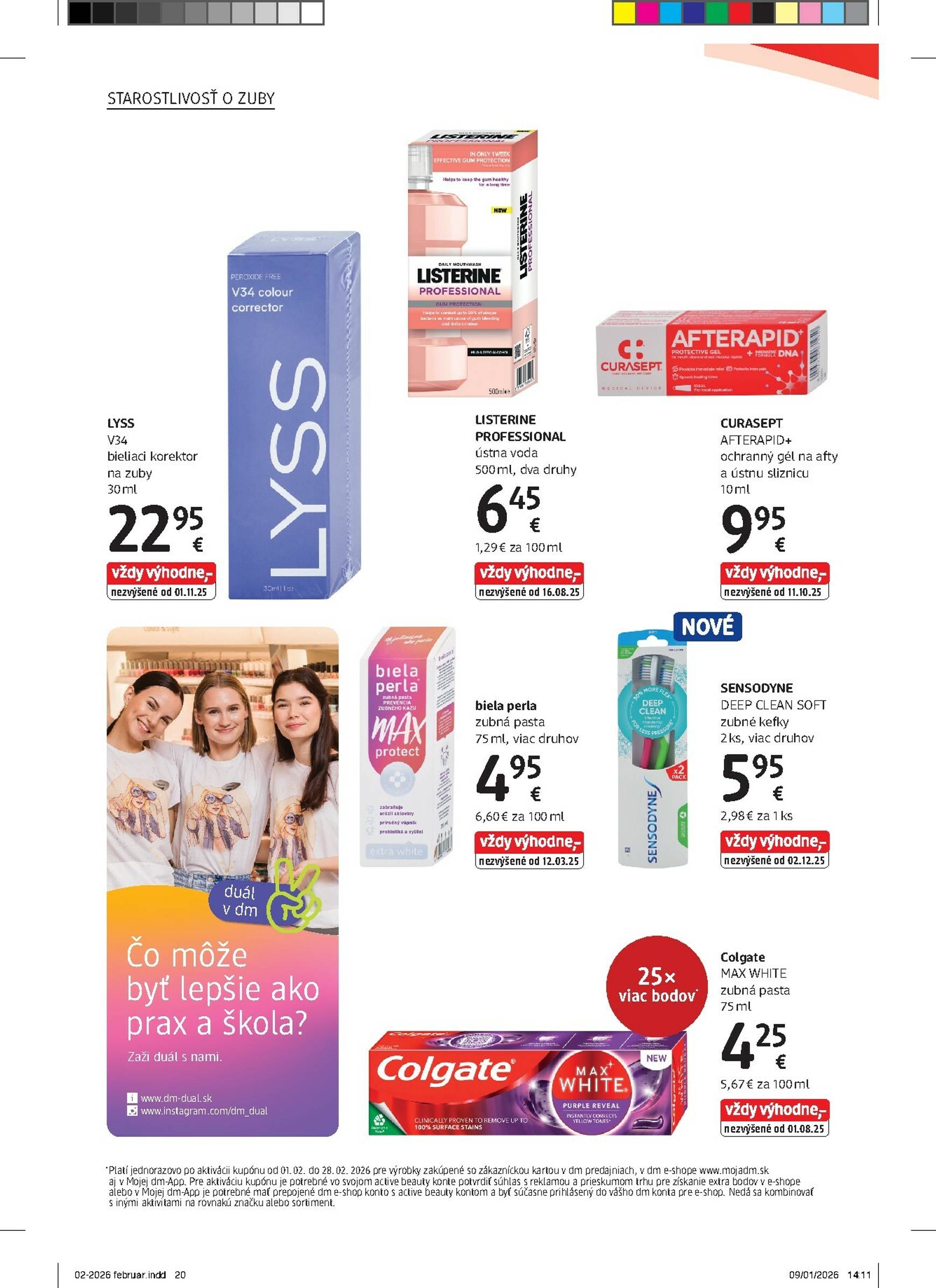 Page 20 of Aktuálny dm-drogerie leták platný od nedele 01.02 do 28.02