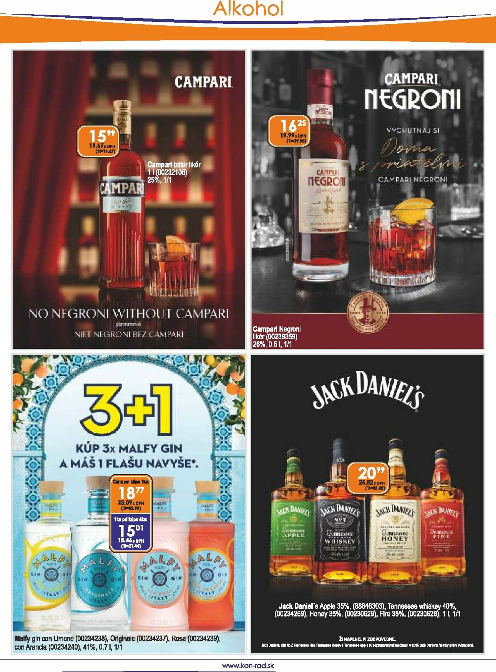 Page 4 of Aktuálny kon-rad leták platný od nedele 01.02 do 28.02