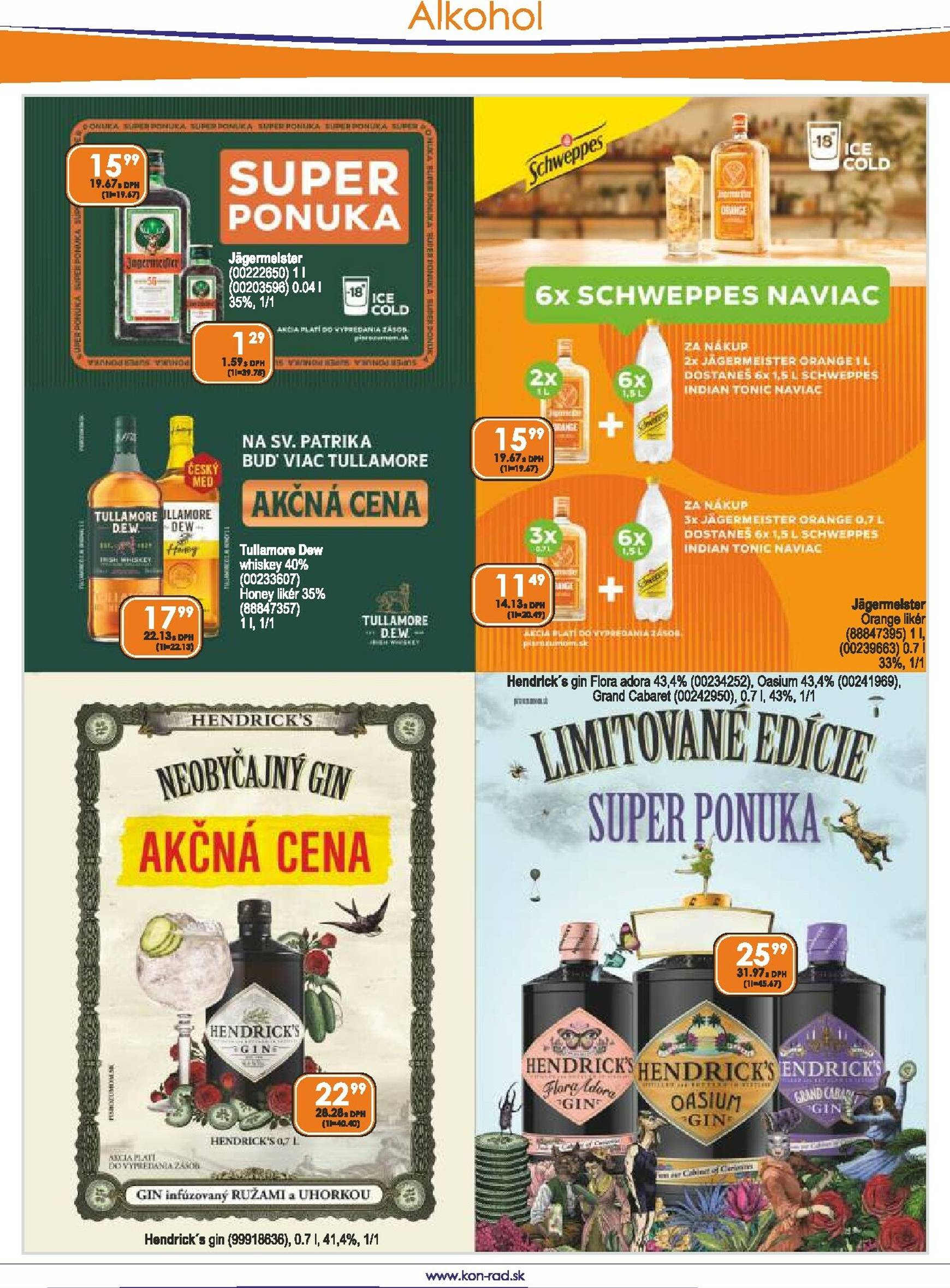 Page 2 of Aktuálny kon-rad leták platný od nedele 01.02 do 28.02