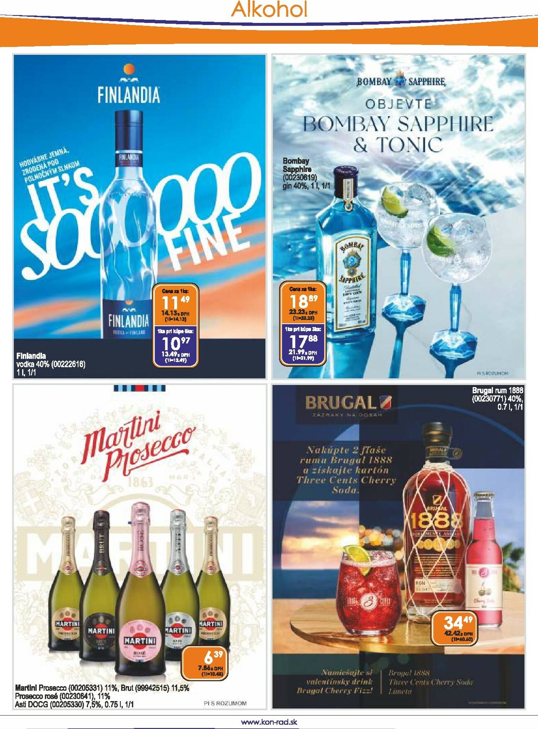 Page 3 of Aktuálny kon-rad leták platný od nedele 01.02 do 28.02