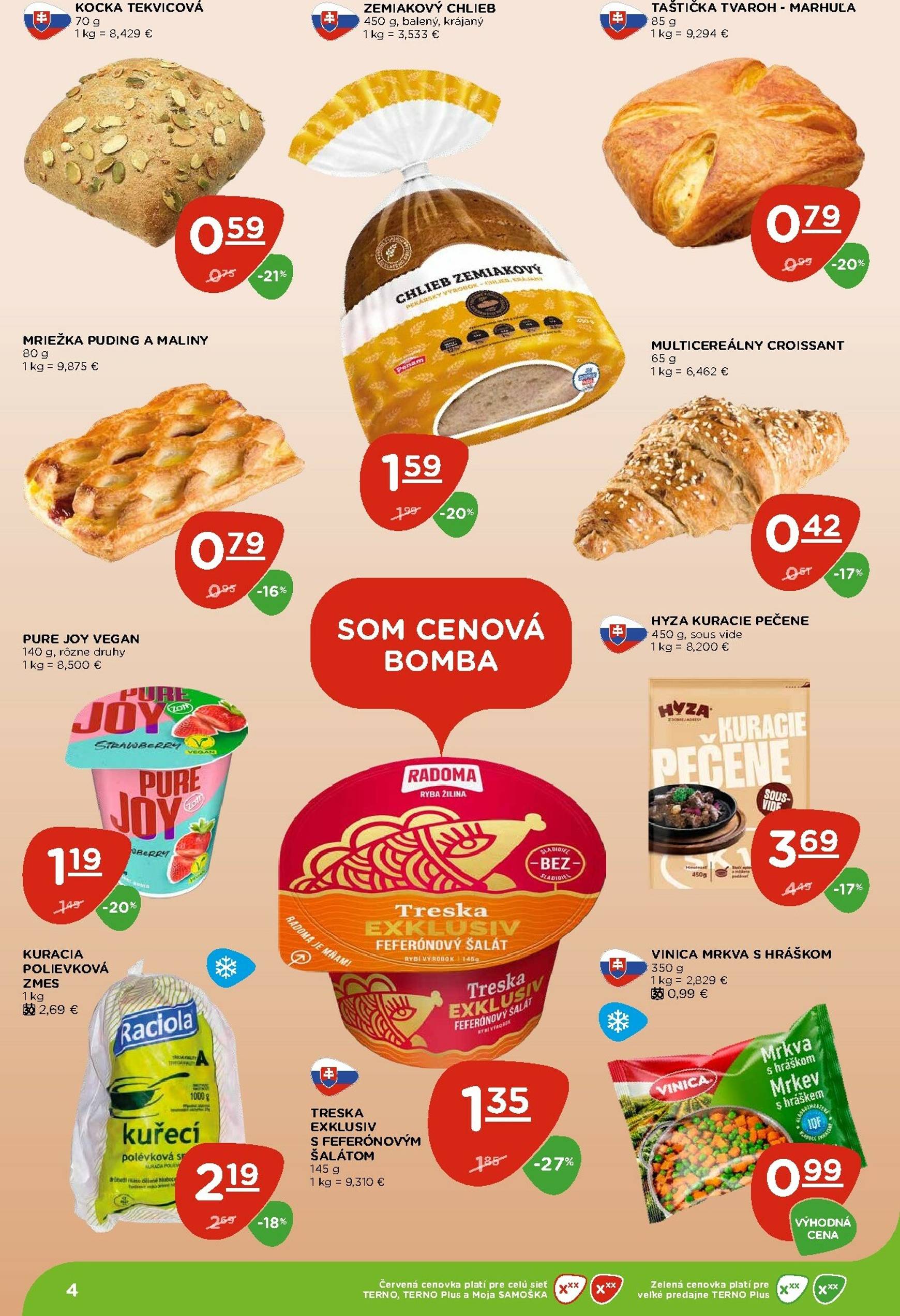 Page 4 of Aktuálny terno leták platný od štvrtka 29.01 do 04.02