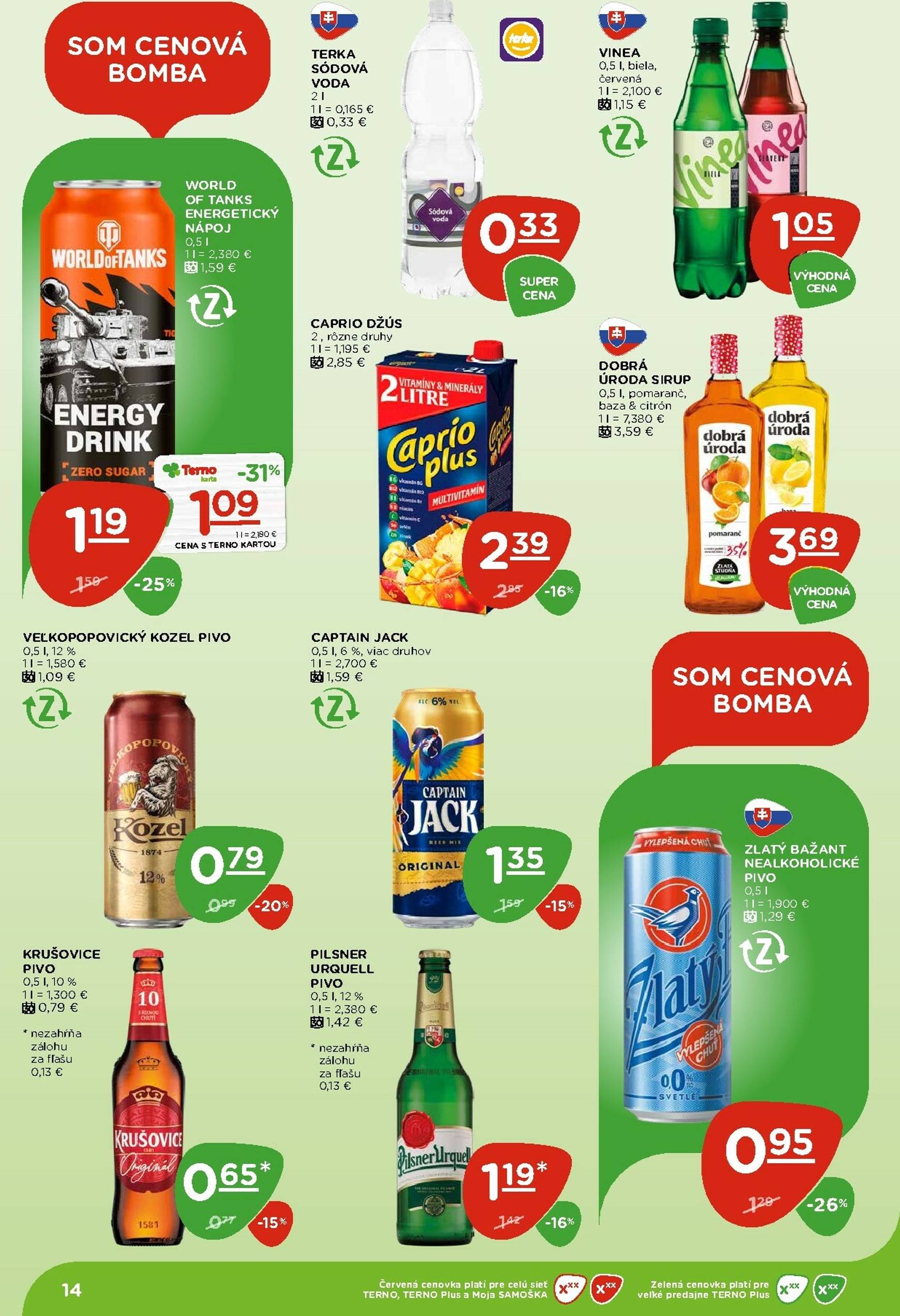 Page 14 of Aktuálny terno leták platný od štvrtka 29.01 do 04.02