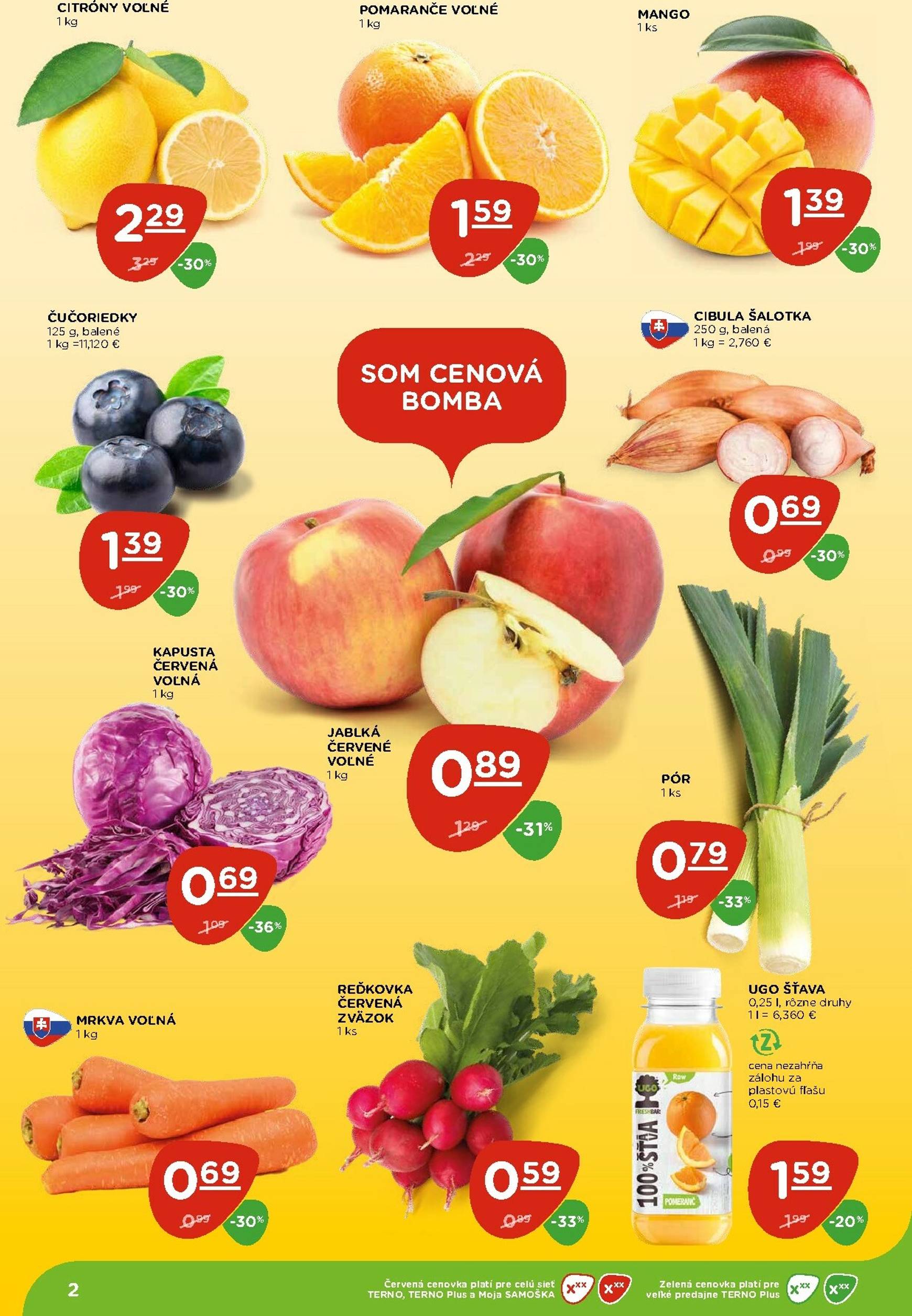 Page 2 of Aktuálny terno leták platný od štvrtka 29.01 do 04.02