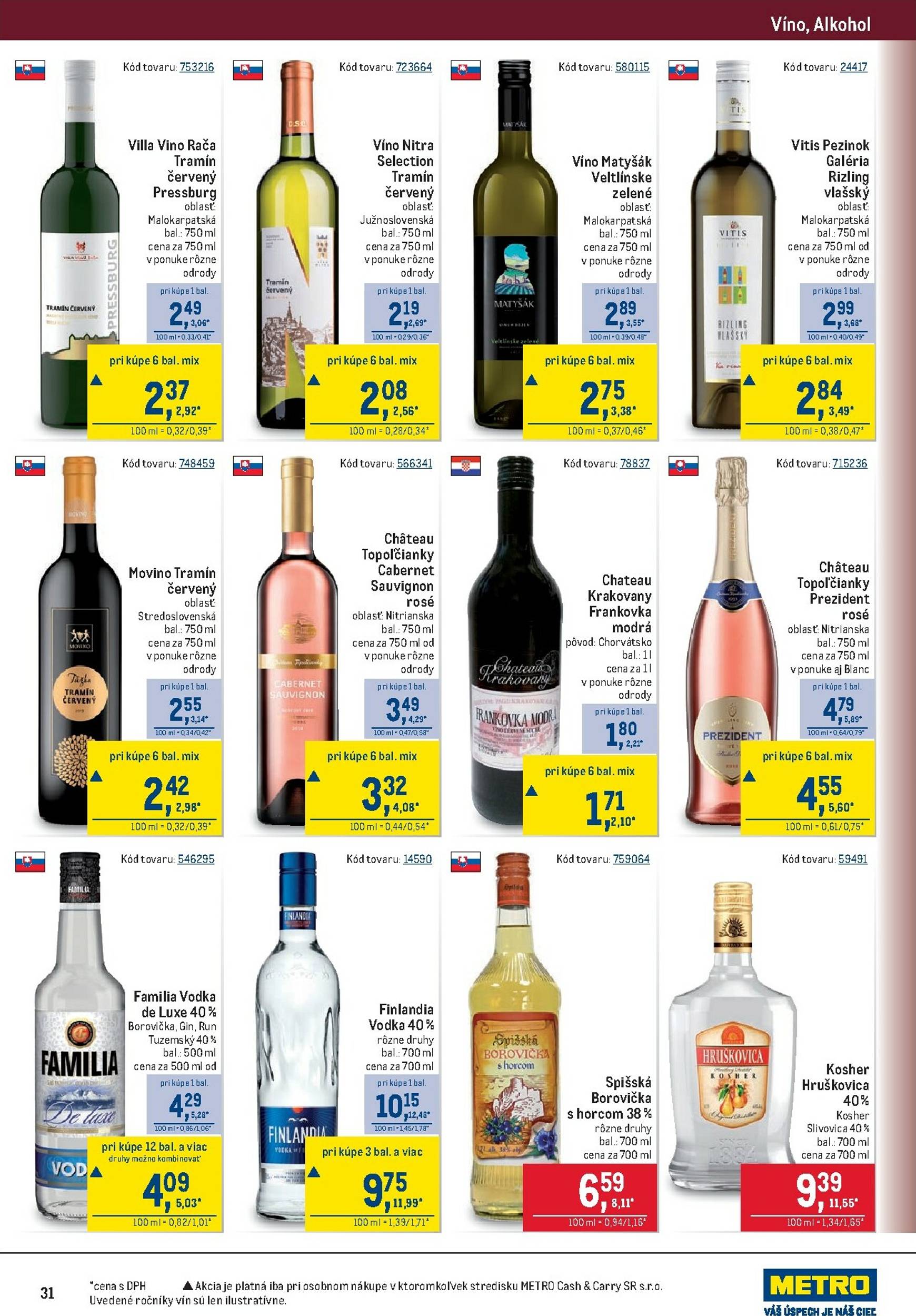 Page 31 of Aktuálny metro leták platný od stredy 28.01 do 10.02