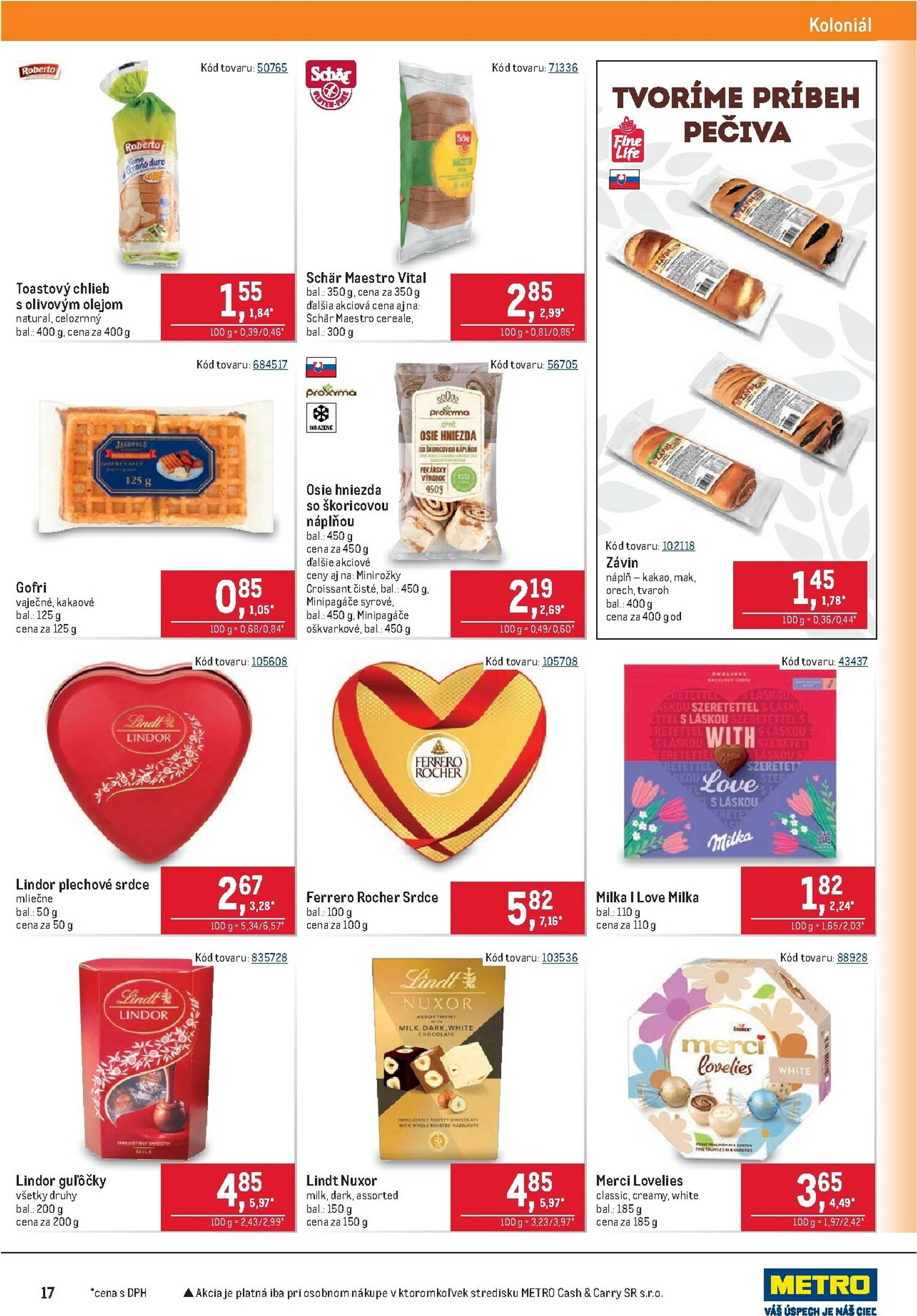 Page 17 of Aktuálny metro leták platný od stredy 28.01 do 10.02