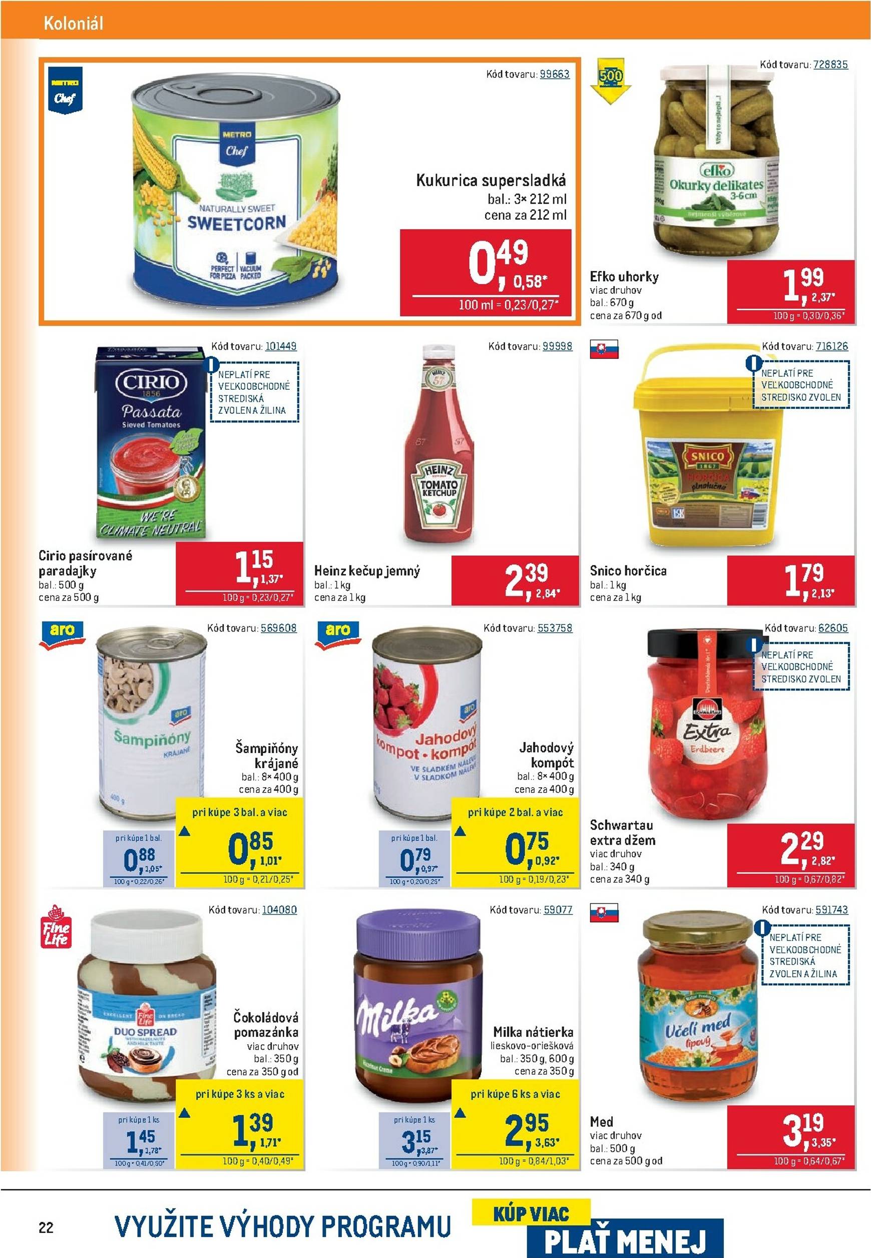 Page 22 of Aktuálny metro leták platný od stredy 28.01 do 10.02