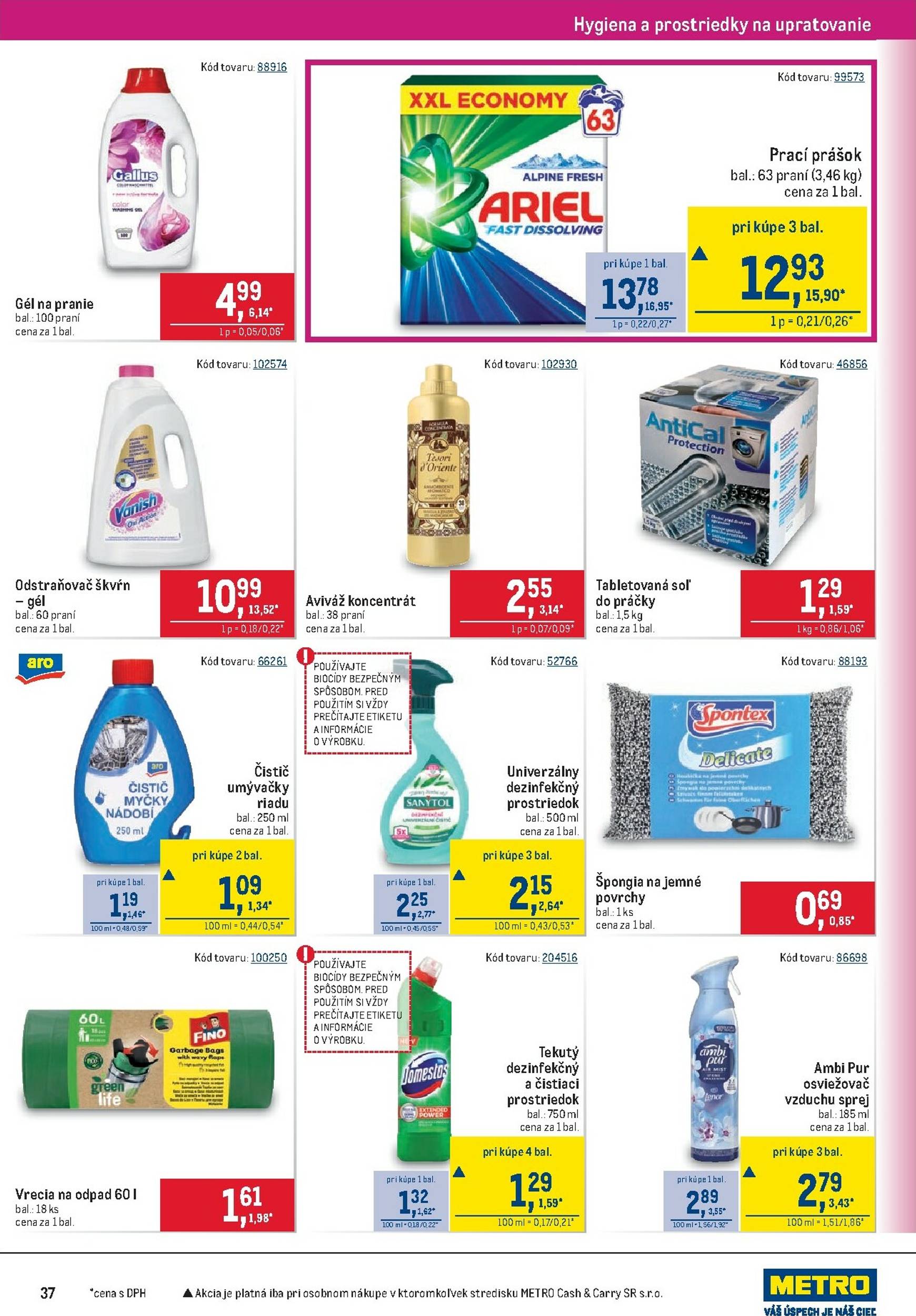 Page 37 of Aktuálny metro leták platný od stredy 28.01 do 10.02