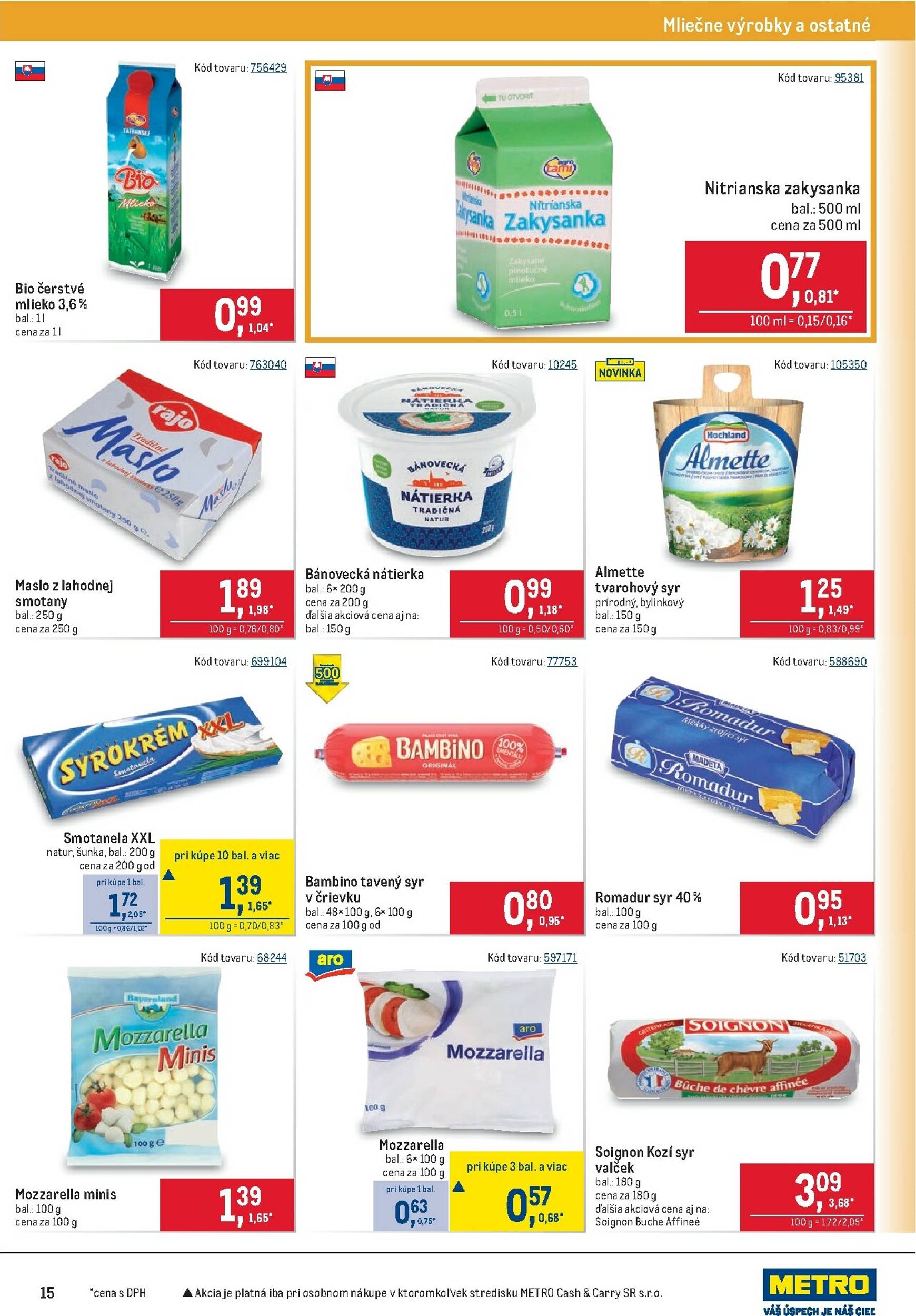 Page 15 of Aktuálny metro leták platný od stredy 28.01 do 10.02