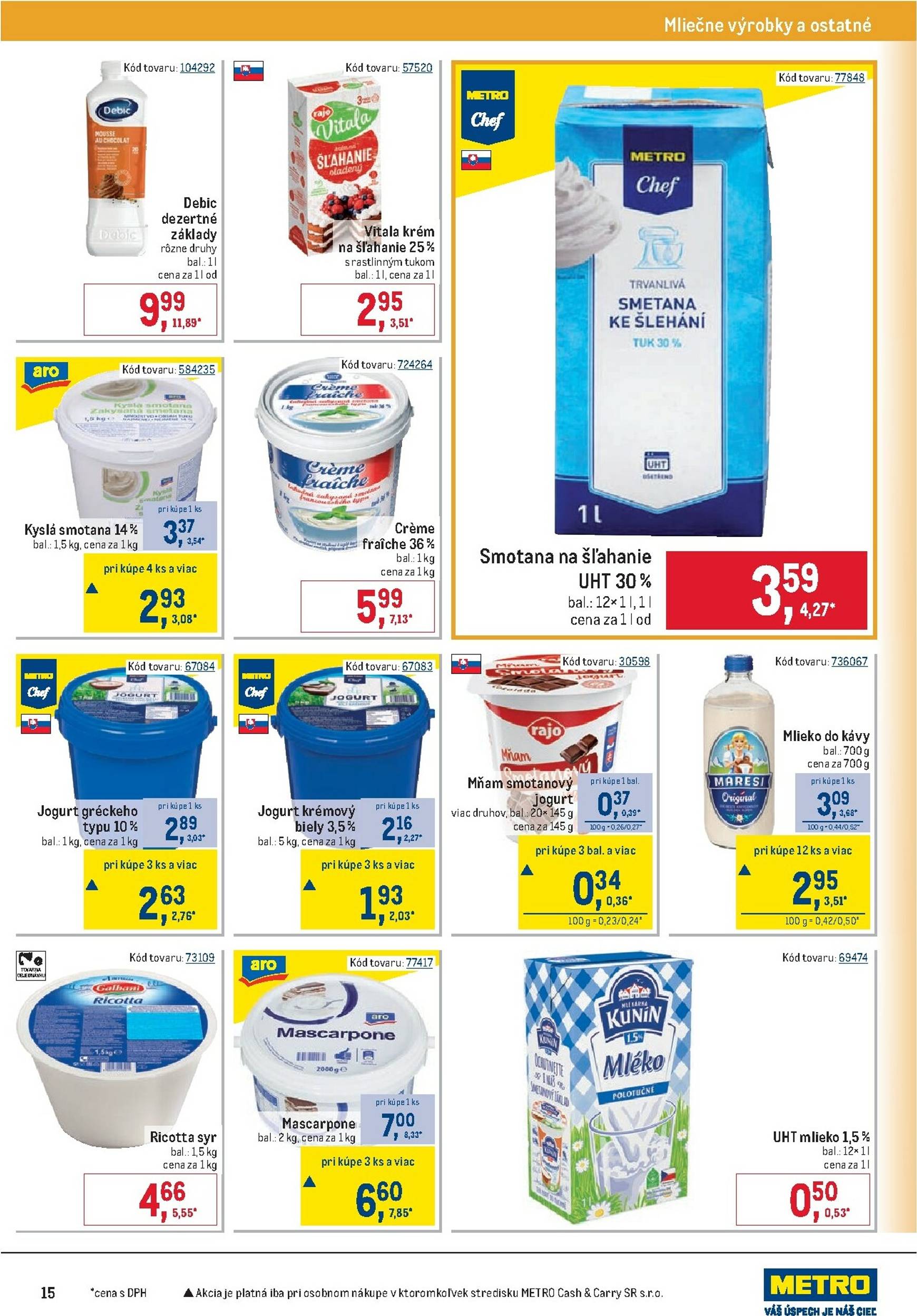 Page 15 of Aktuálny metro leták platný od stredy 28.01 do 24.02