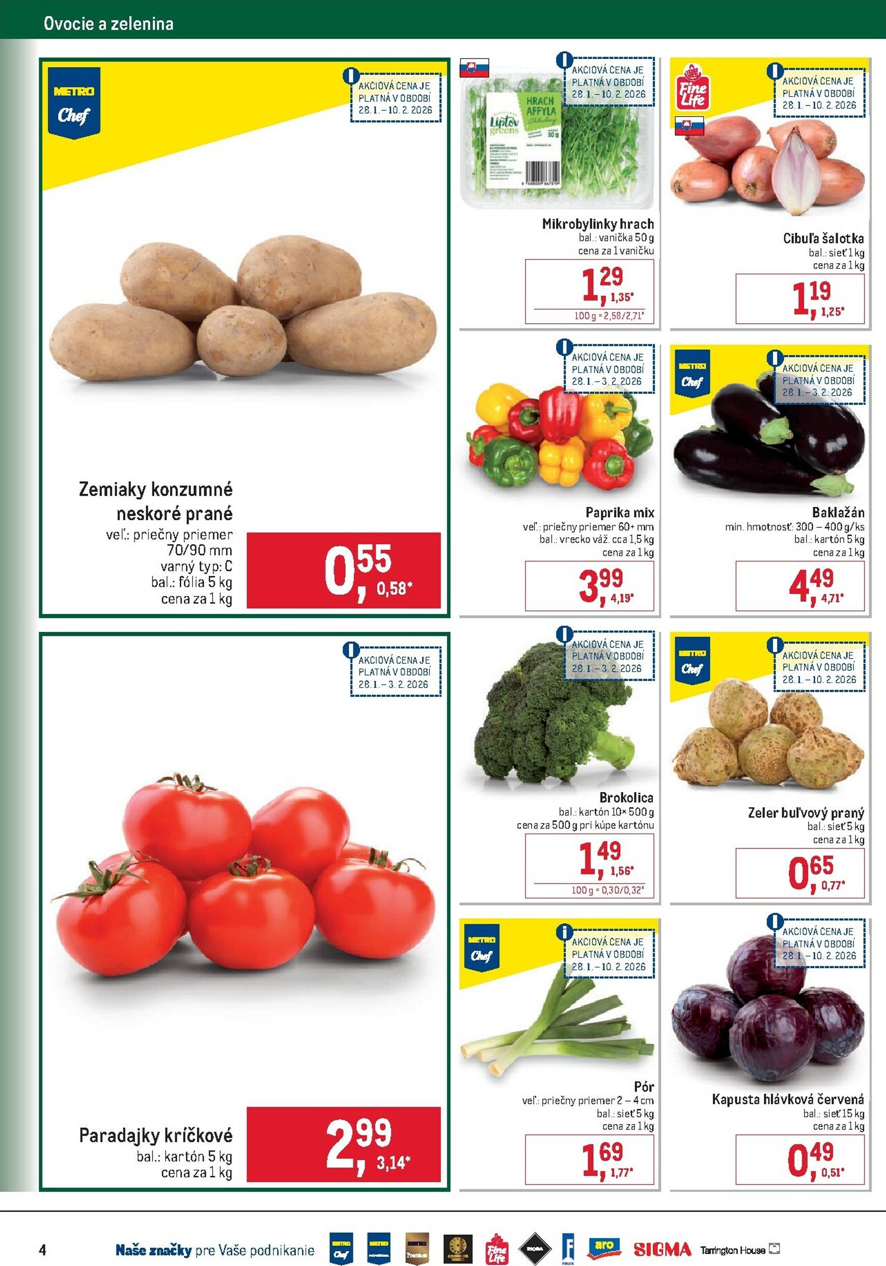 Page 4 of Aktuálny metro leták platný od stredy 28.01 do 24.02