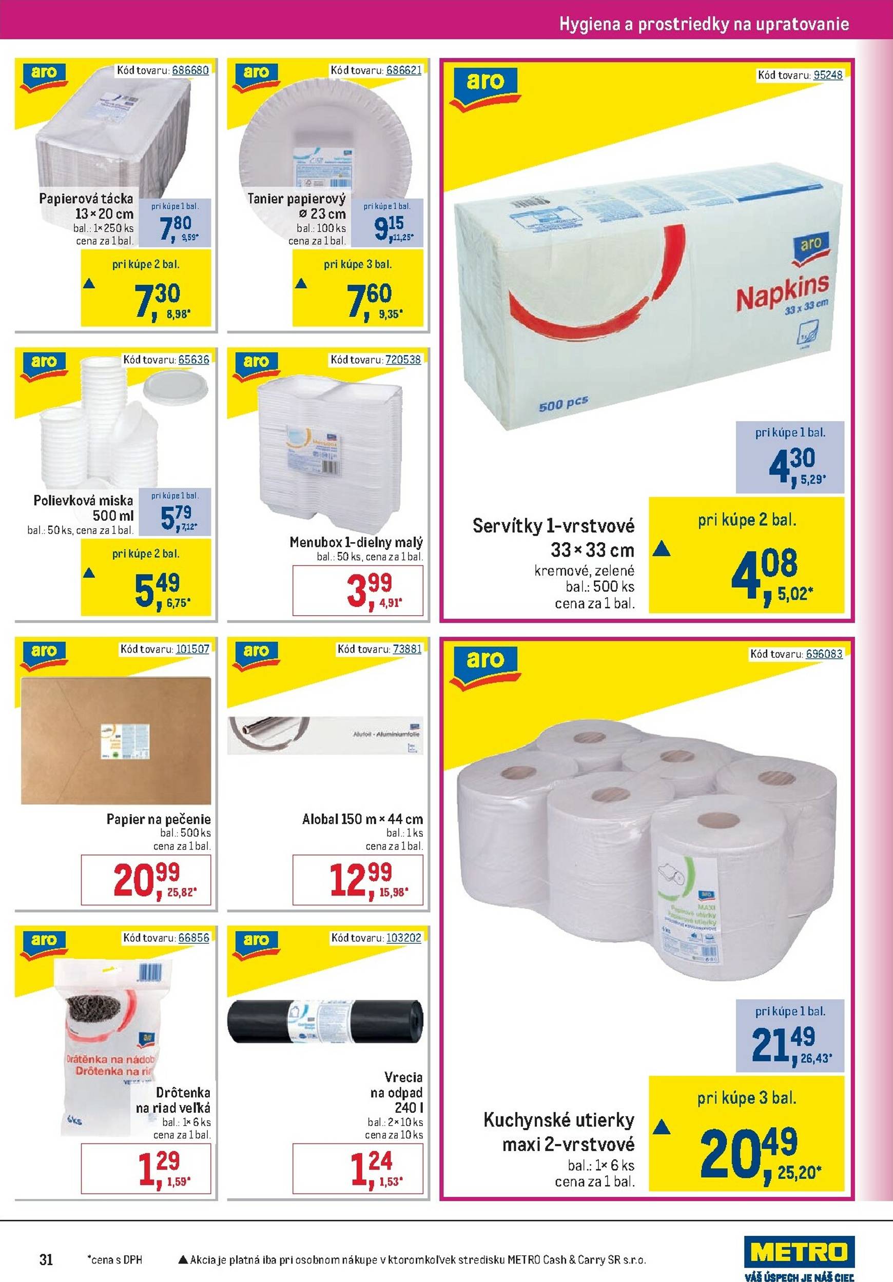 Page 31 of Aktuálny metro leták platný od stredy 28.01 do 24.02