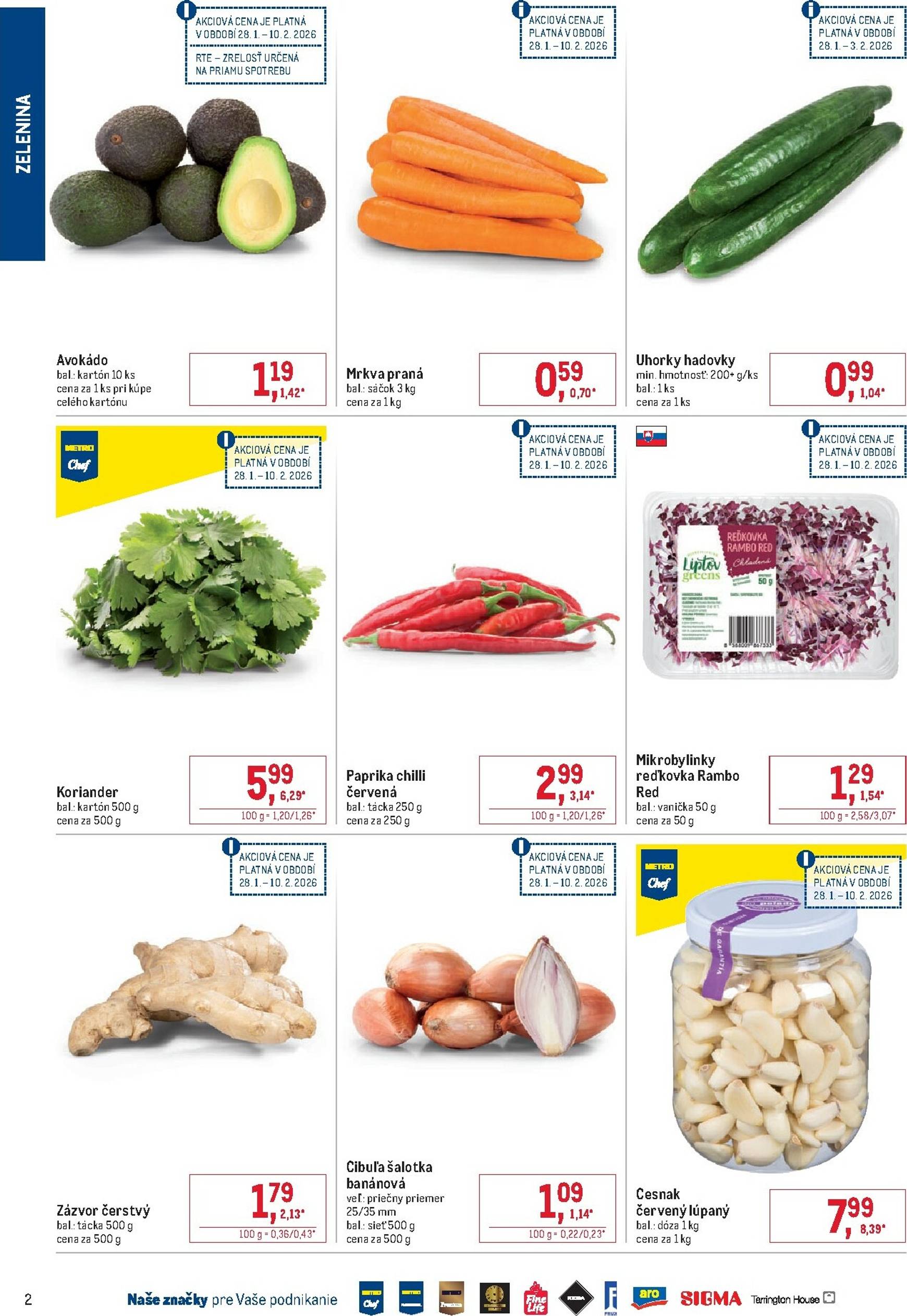 Page 2 of Aktuálny metro leták platný od stredy 28.01 do 24.02