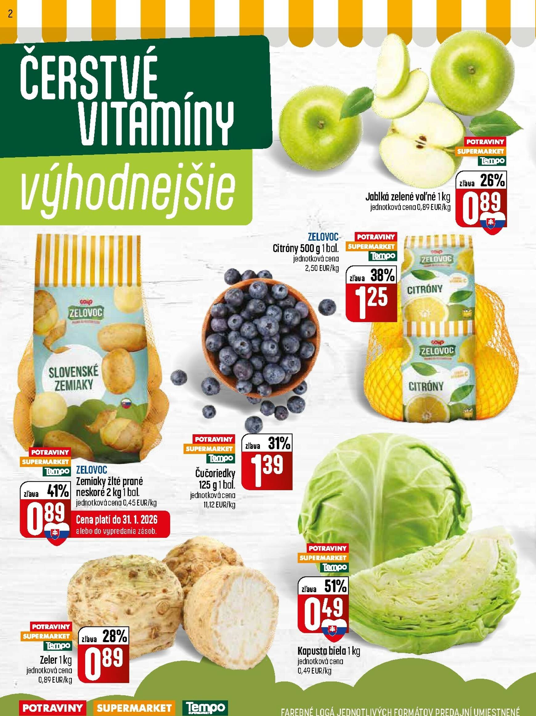Page 2 of Aktuálny coop-jednota leták platný od štvrtka 29.01 do 04.02