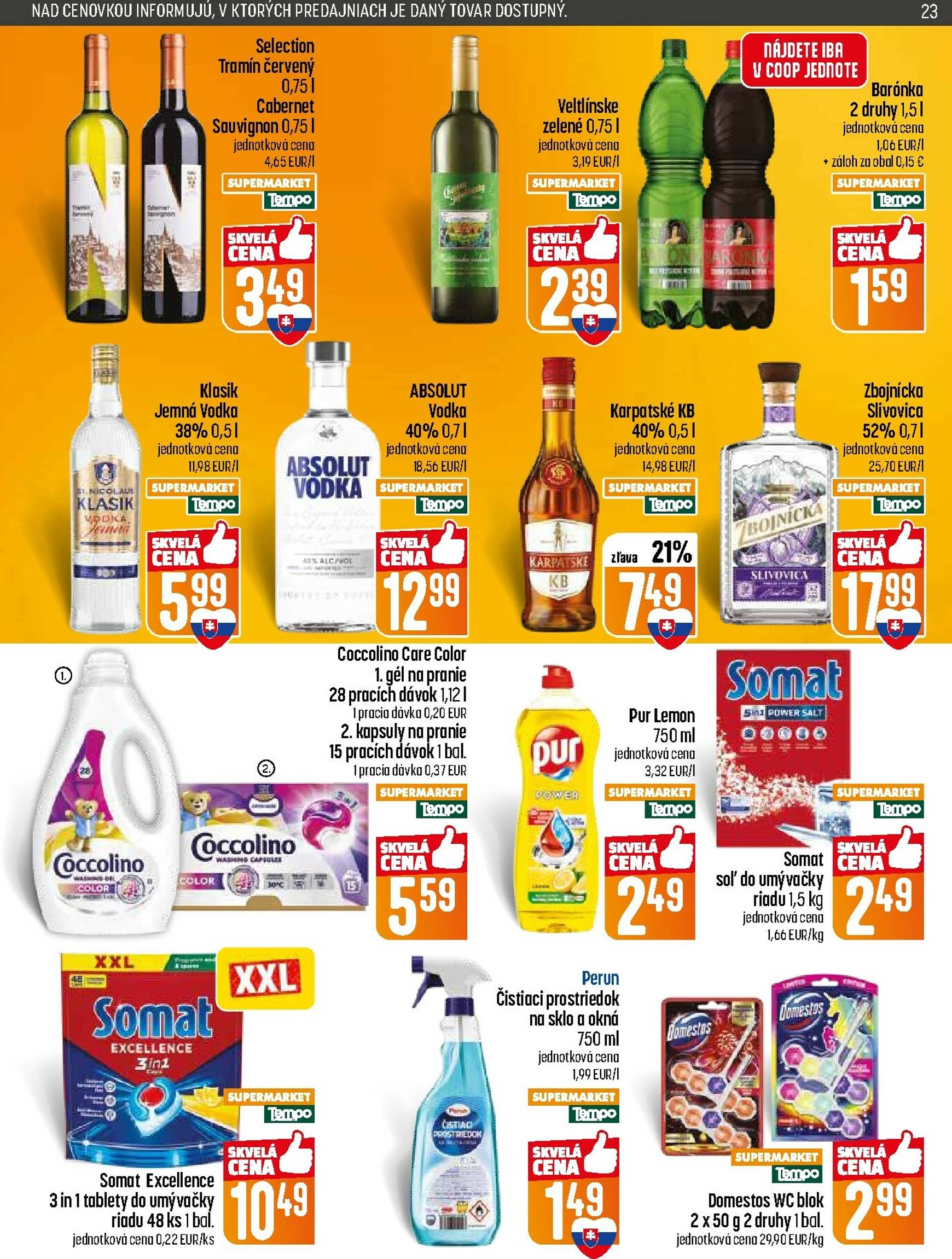Page 23 of Aktuálny coop-jednota leták platný od štvrtka 29.01 do 04.02