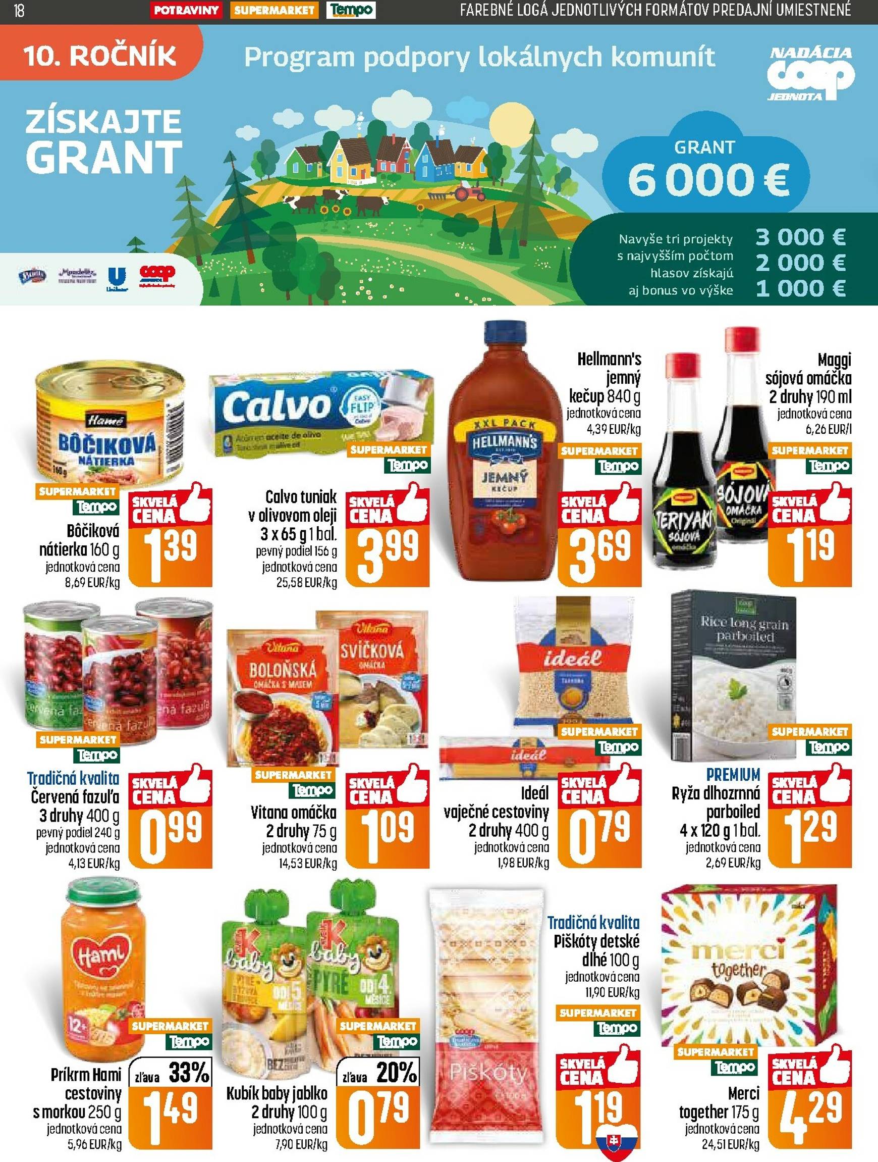 Page 18 of Aktuálny coop-jednota leták platný od štvrtka 29.01 do 04.02