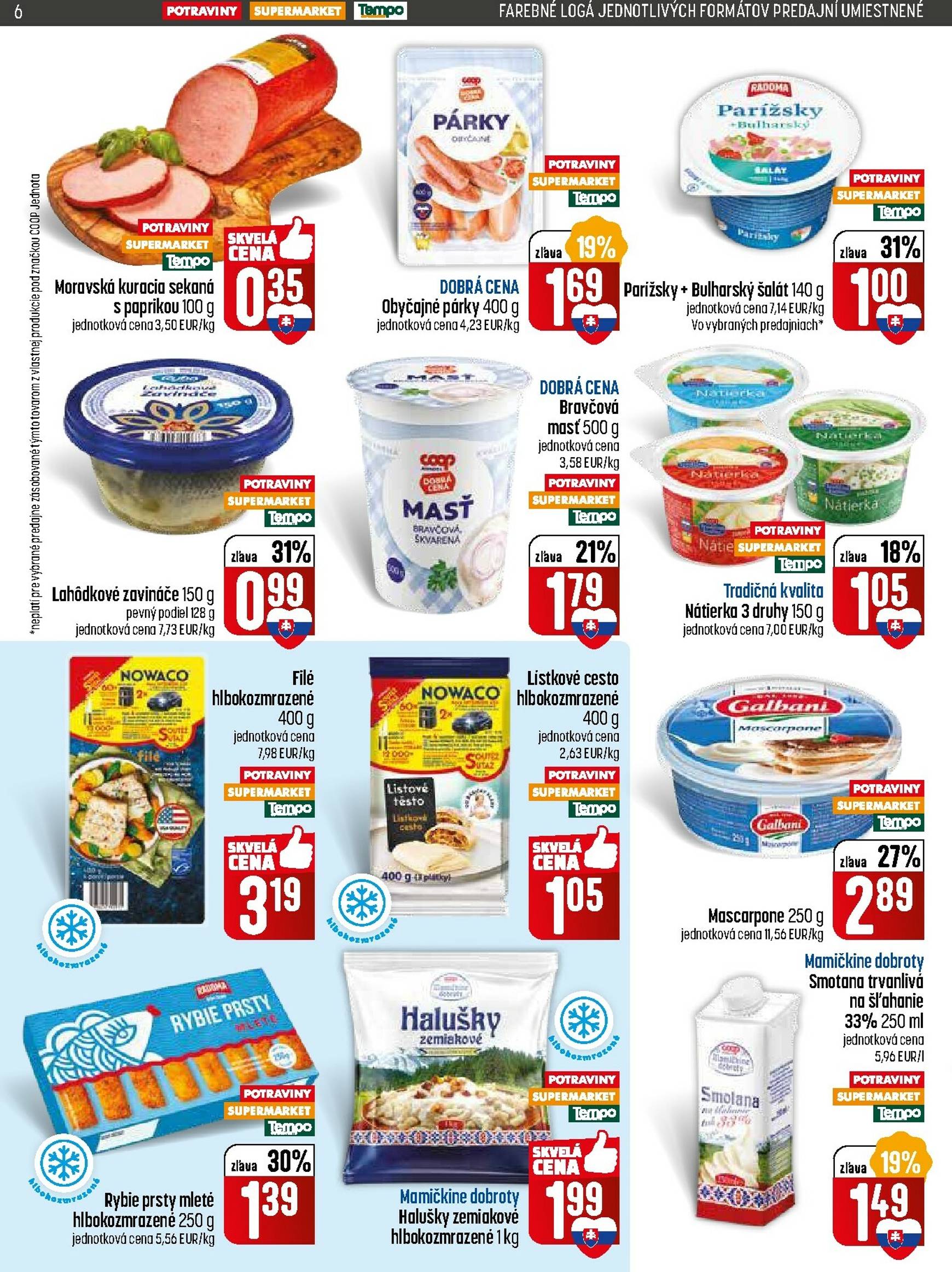 Page 6 of Aktuálny coop-jednota leták platný od štvrtka 29.01 do 04.02