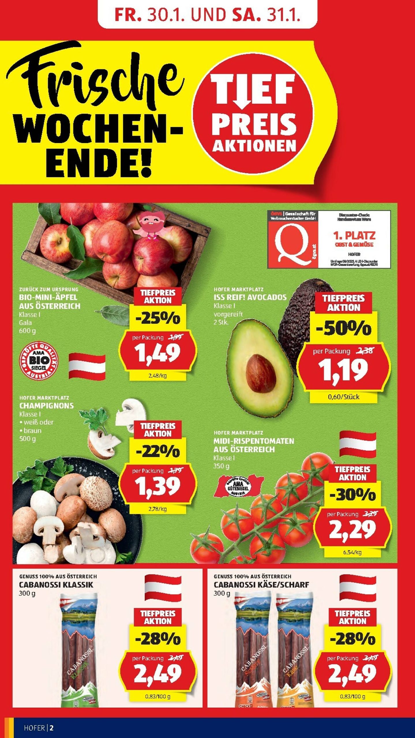 Page 4 of Aktuálny hofer-rakusko leták platný od piatka 30.01 do 05.02